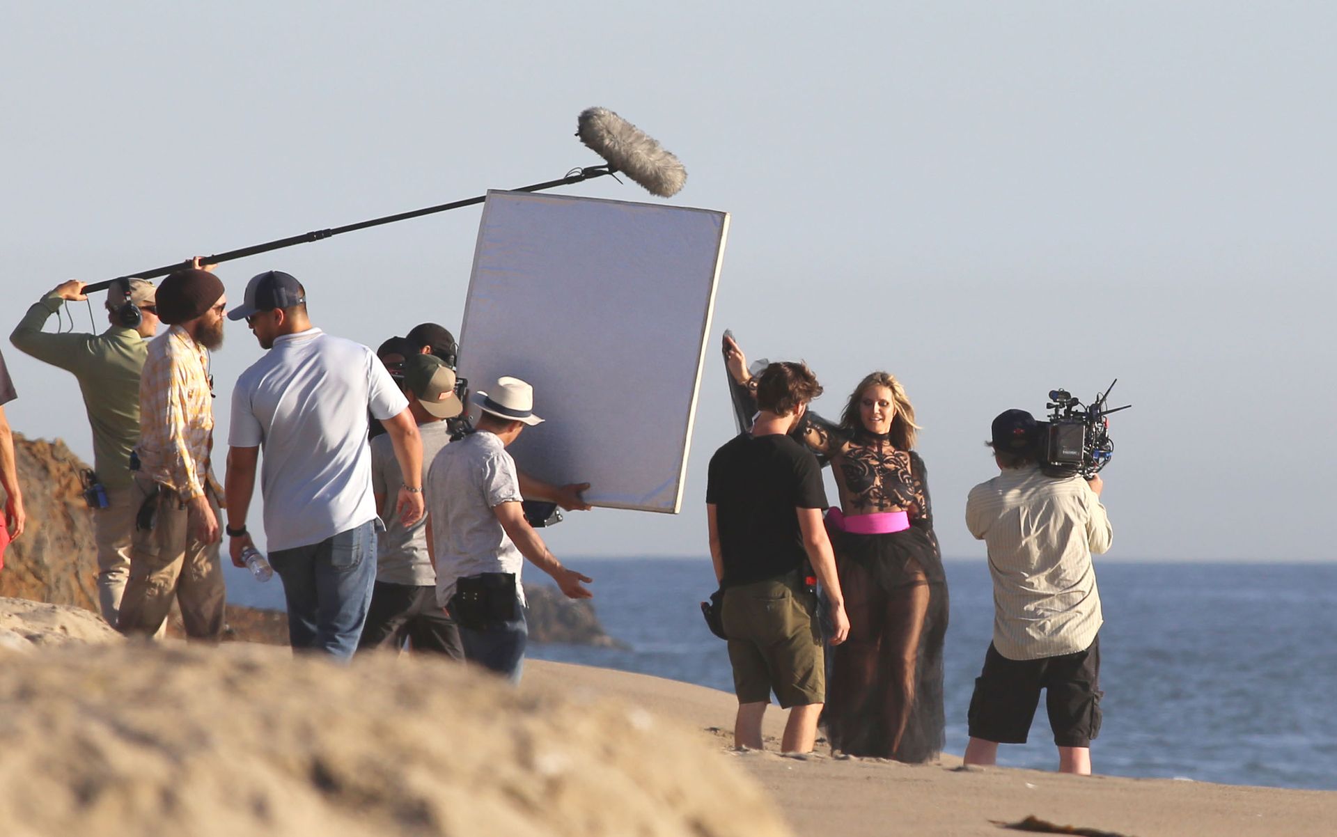 Heidi Klum Poses In A Thong Bikini 0057