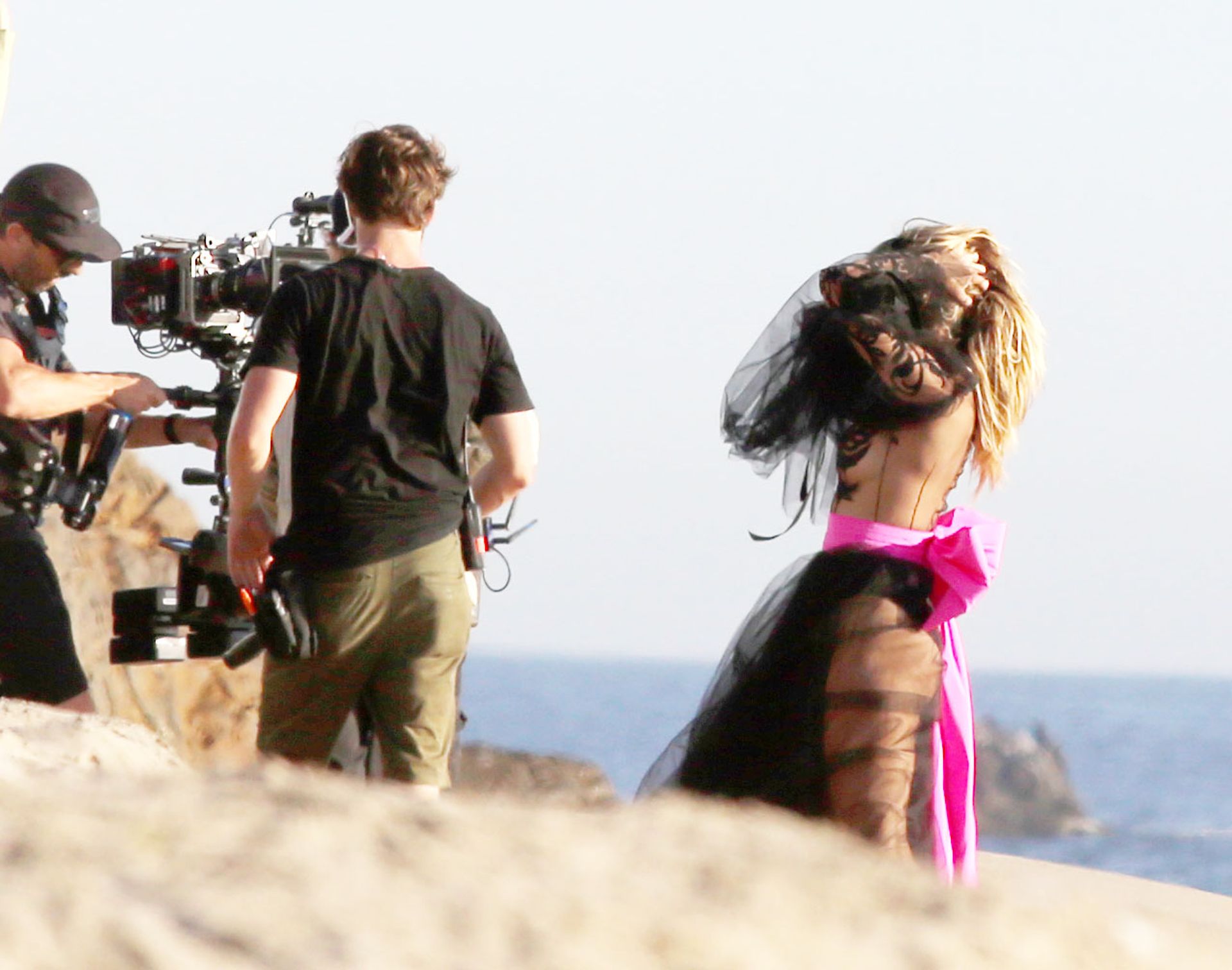 Heidi Klum Poses In A Thong Bikini 0060