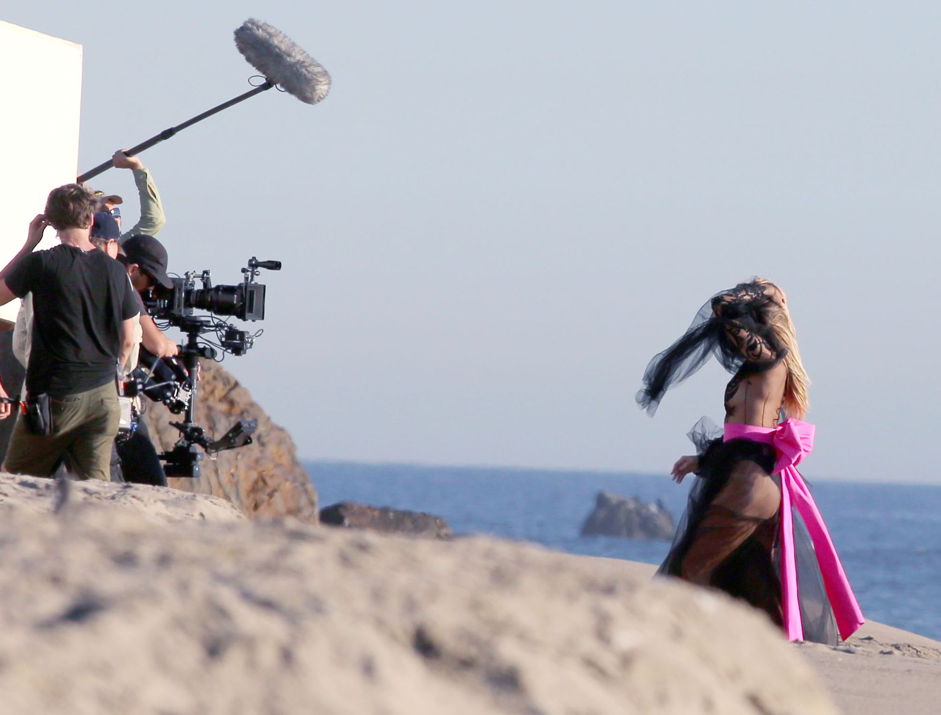 Heidi Klum Poses In A Thong Bikini 0061