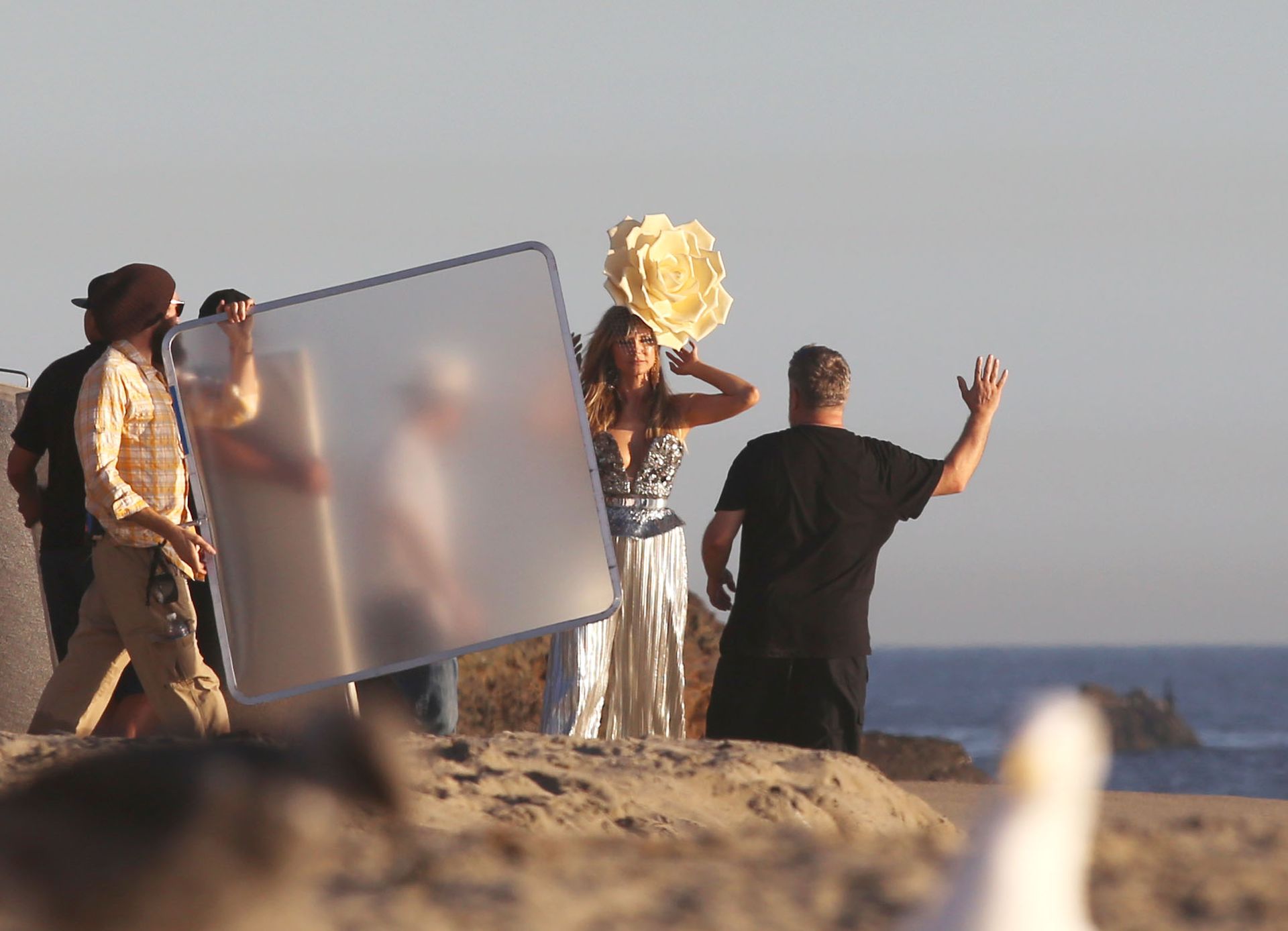 Heidi Klum Poses In A Thong Bikini 0067