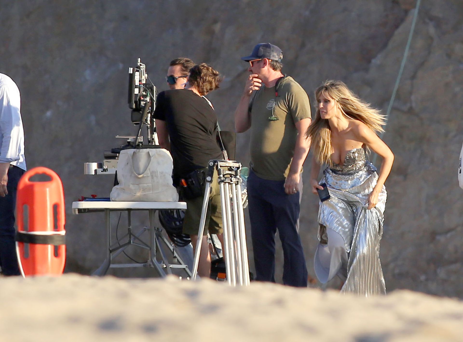 Heidi Klum Poses In A Thong Bikini 0071