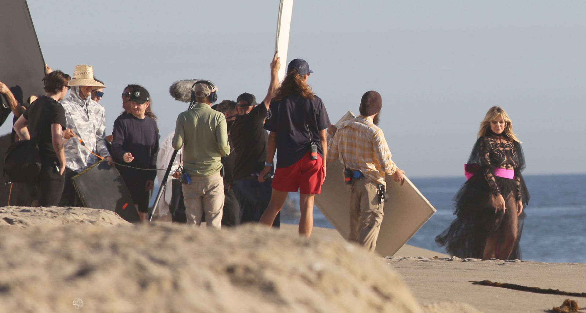 Heidi Klum Poses In A Thong Bikini 0076