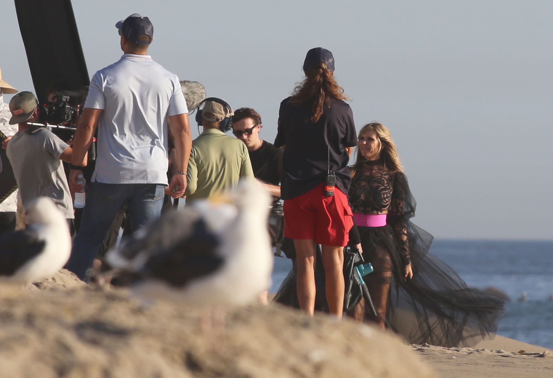 Heidi Klum Poses In A Thong Bikini 0079