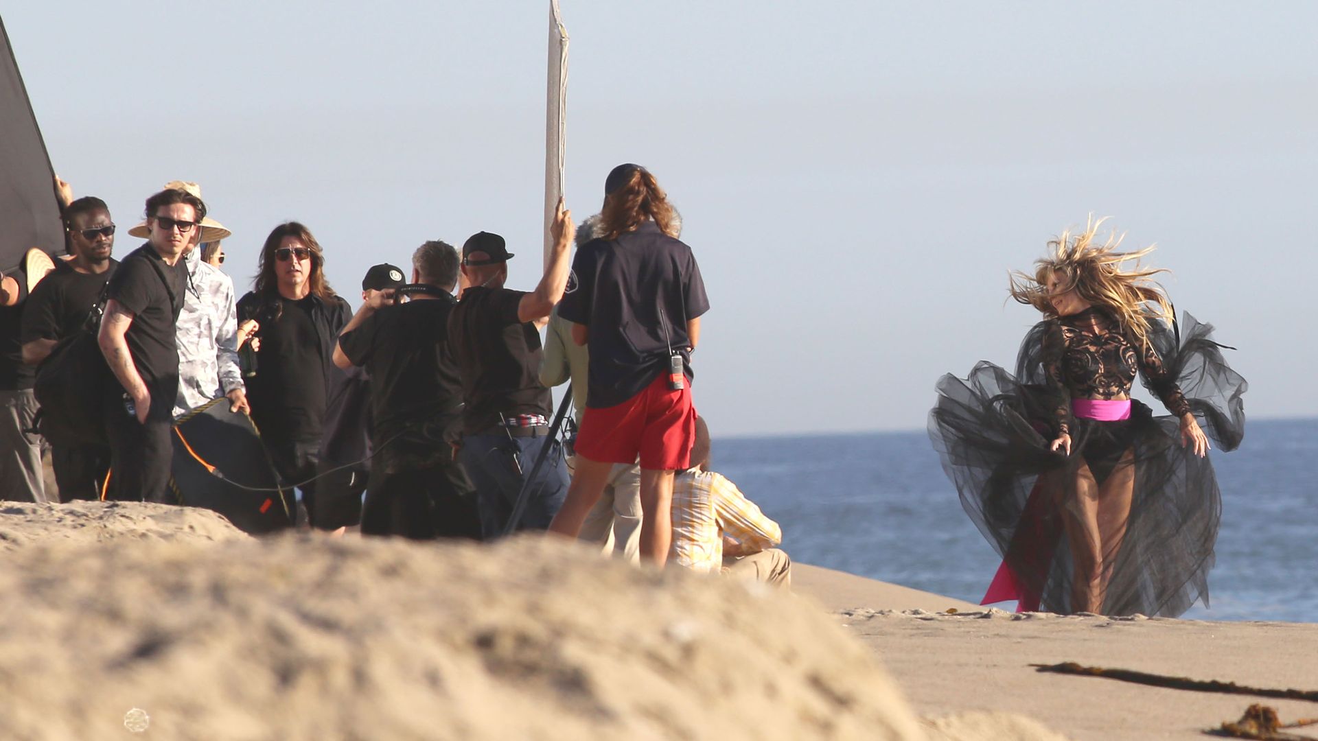 Heidi Klum Poses In A Thong Bikini 0080