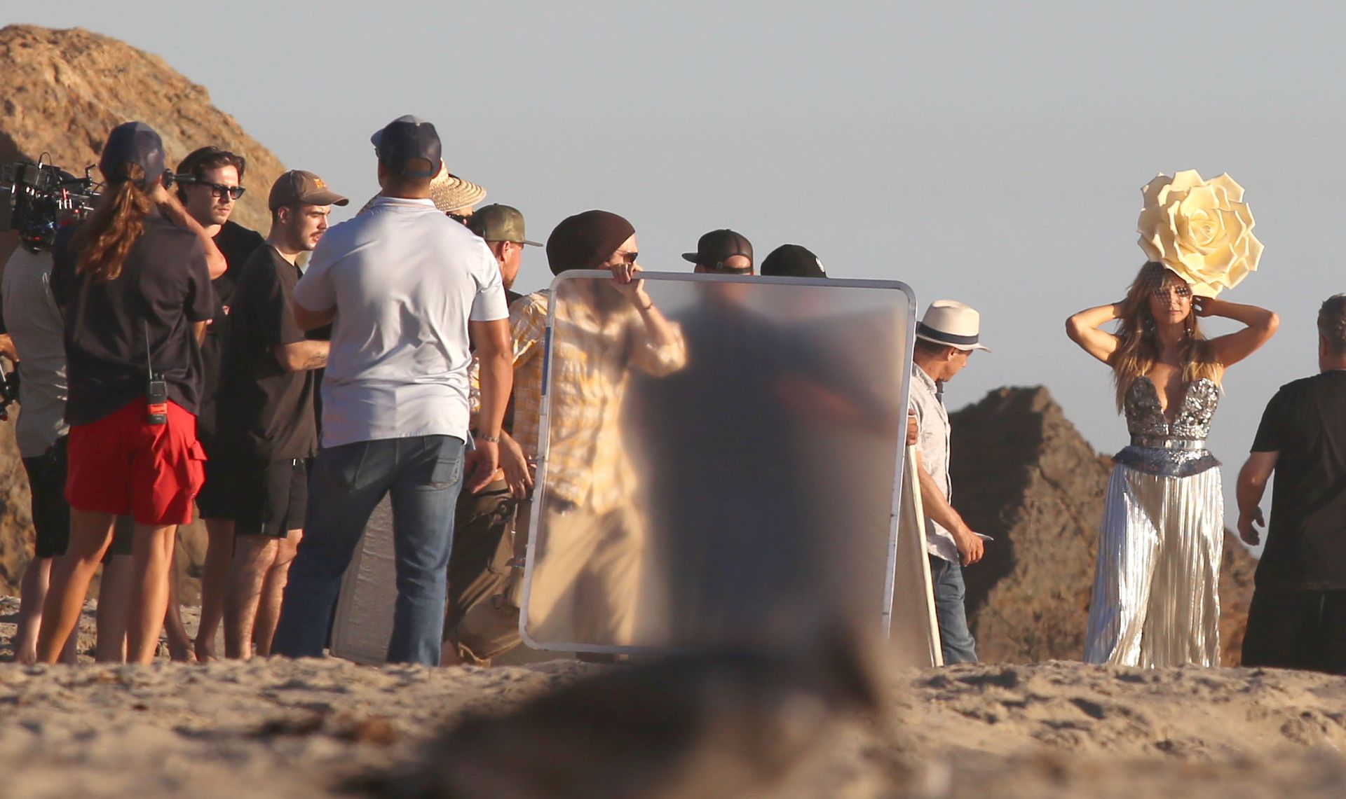 Heidi Klum Poses In A Thong Bikini 0081