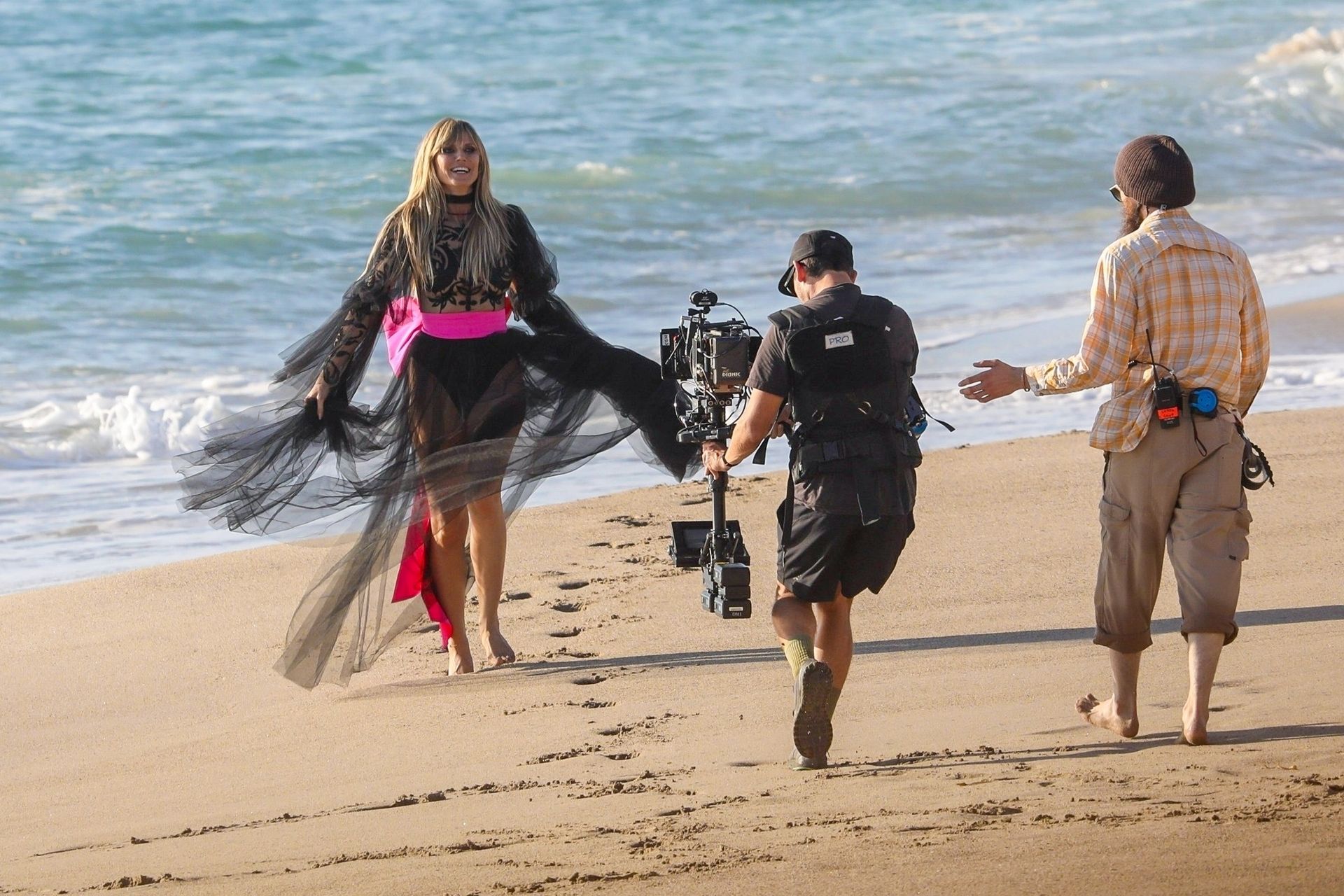 Heidi Klum Poses In A Thong Bikini 0087