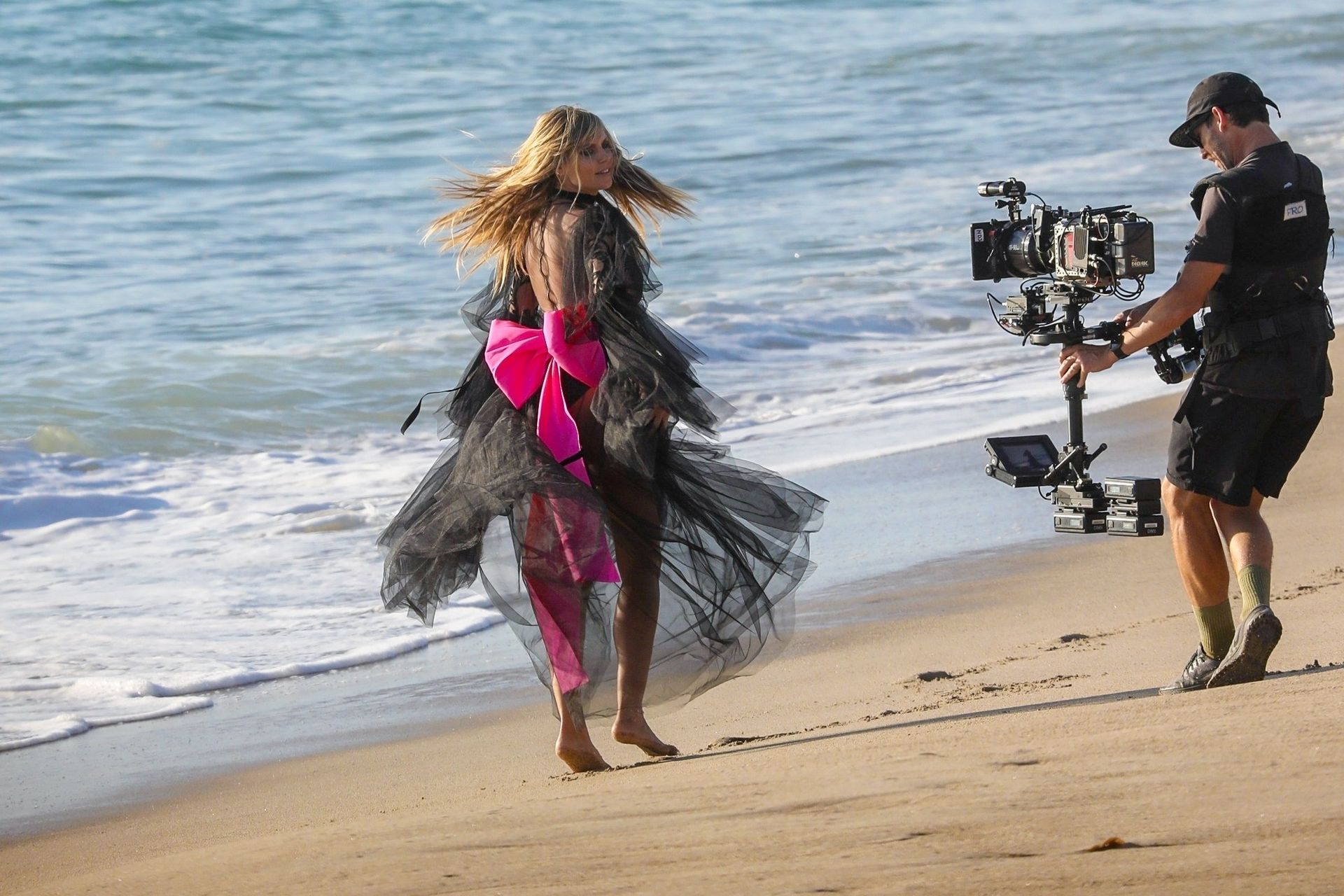 Heidi Klum Poses In A Thong Bikini 0092