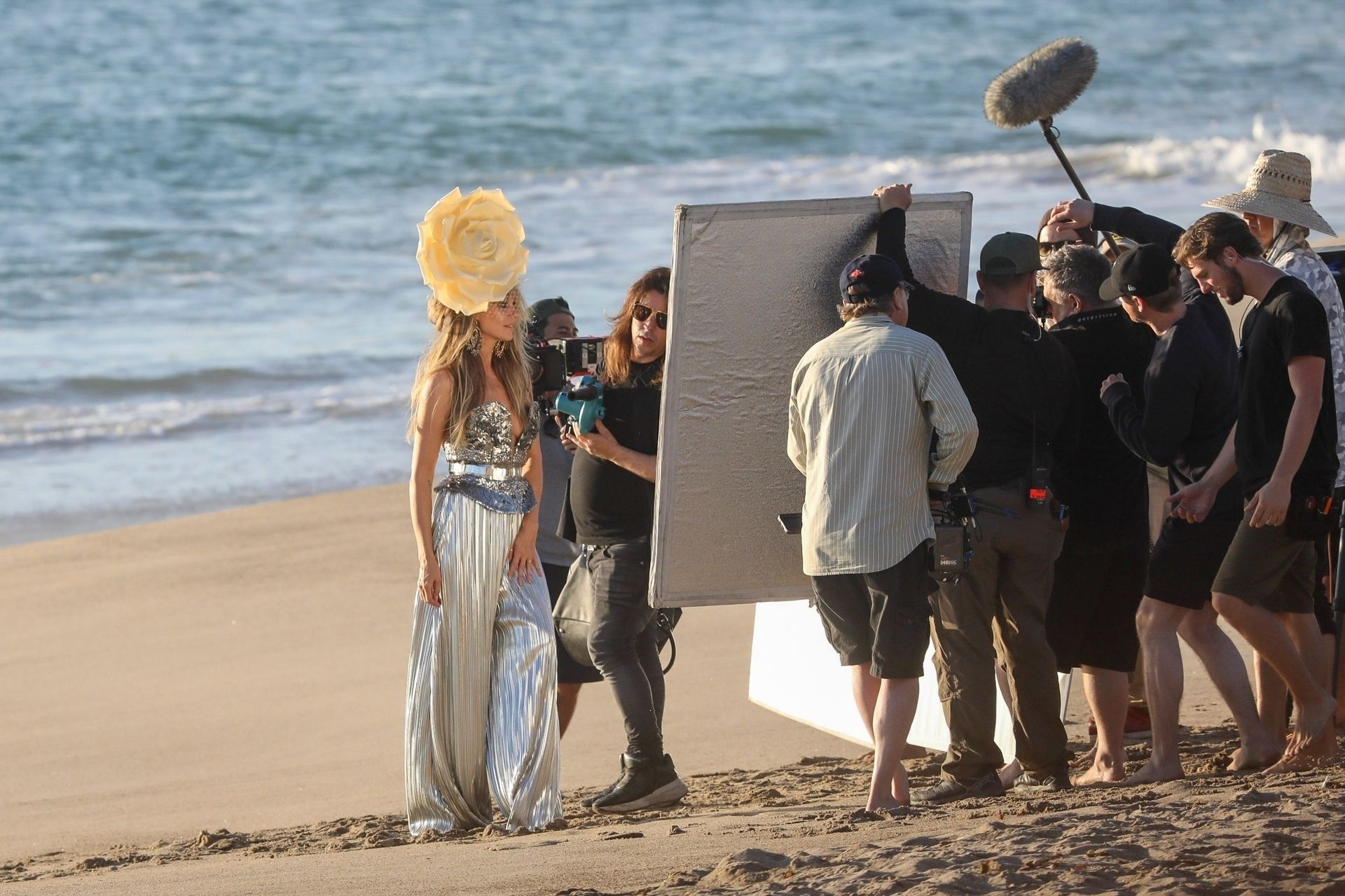 Heidi Klum Poses In A Thong Bikini 0096