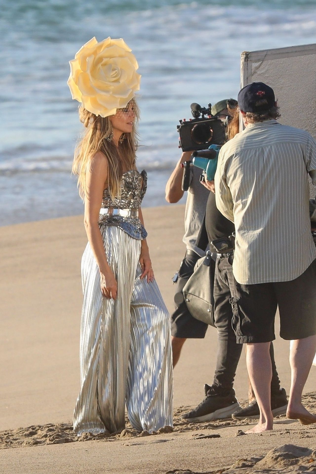 Heidi Klum Poses In A Thong Bikini 0097