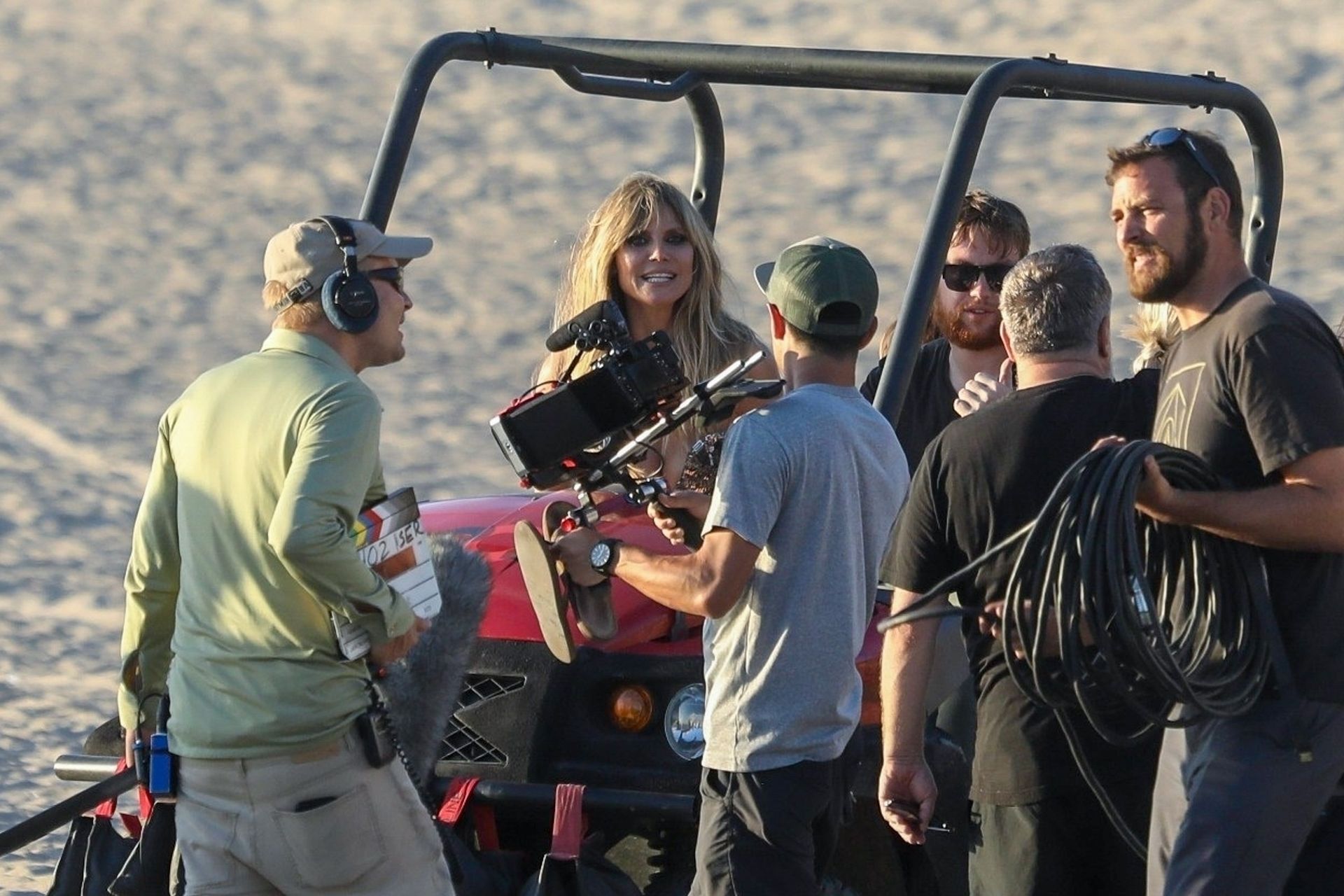 Heidi Klum Poses In A Thong Bikini 0102