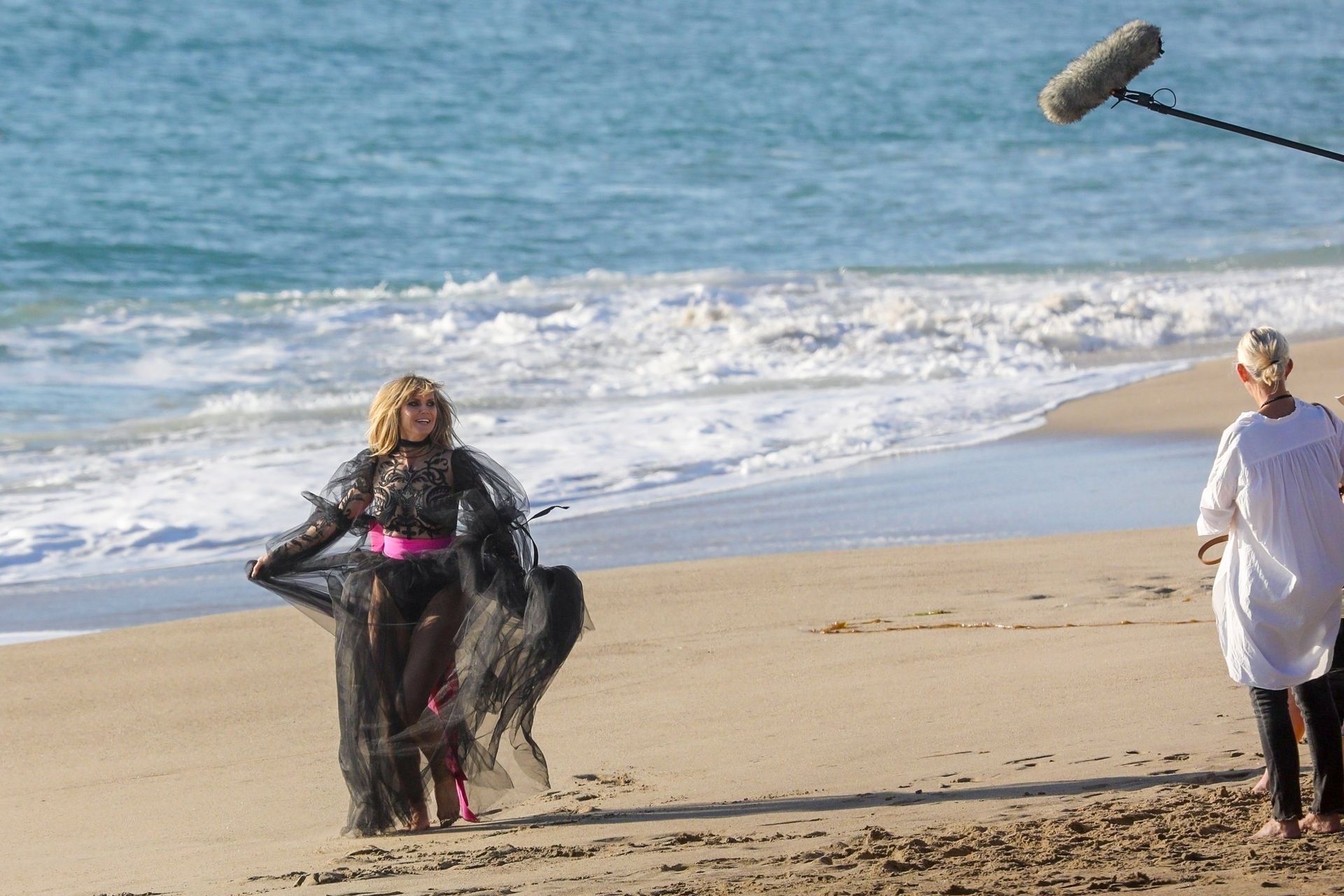 Heidi Klum Poses In A Thong Bikini 0111