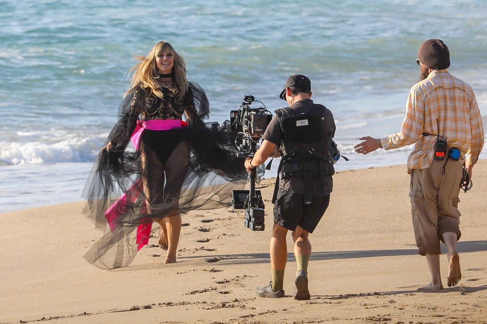 Heidi Klum Poses In A Thong Bikini 0119