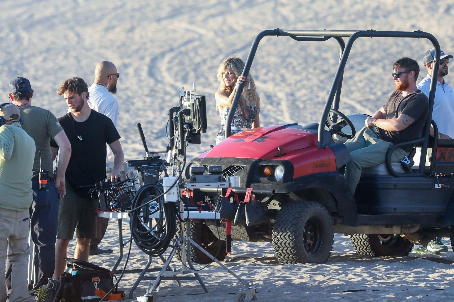 Heidi Klum Poses In A Thong Bikini 0130