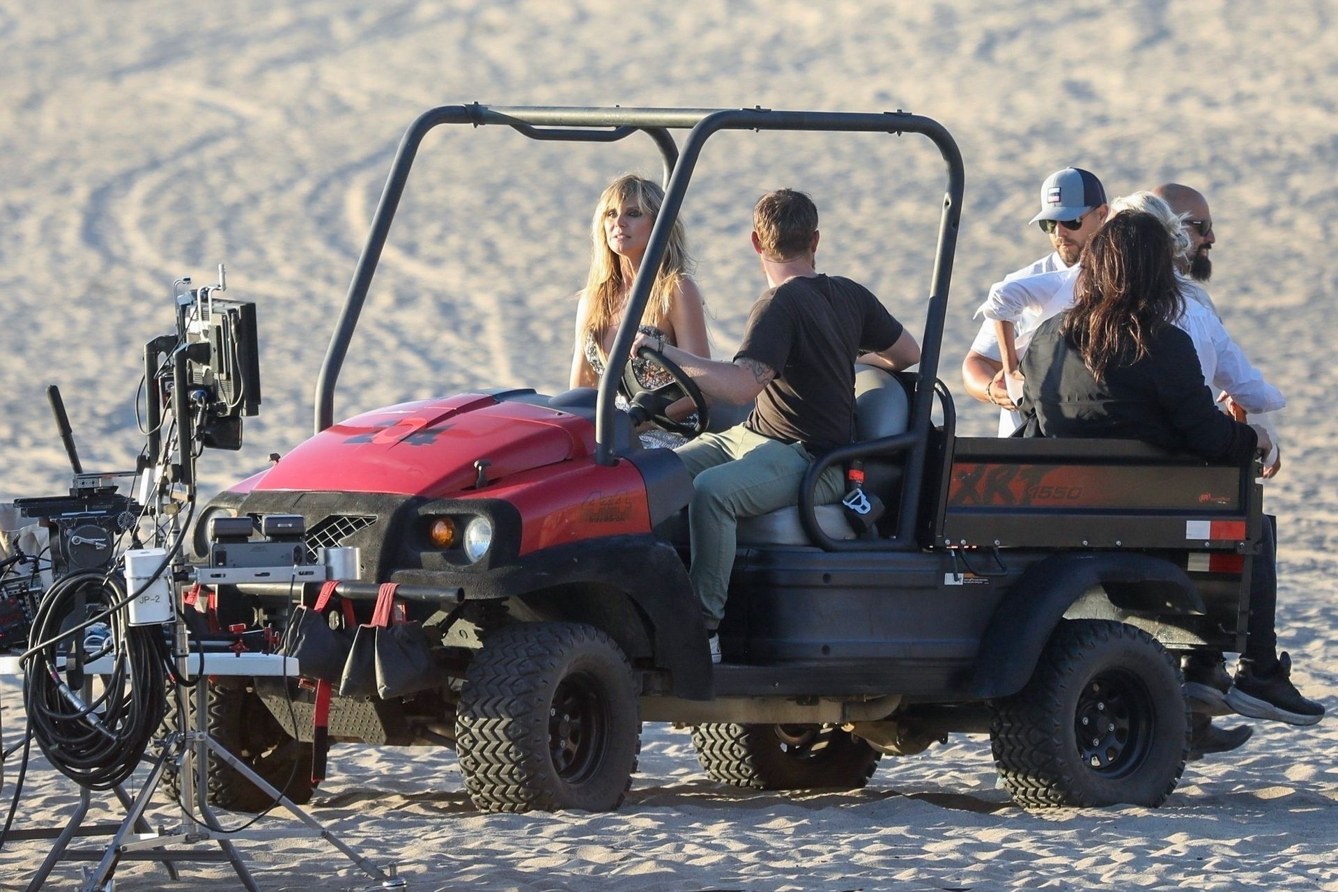 Heidi Klum Poses In A Thong Bikini 0132