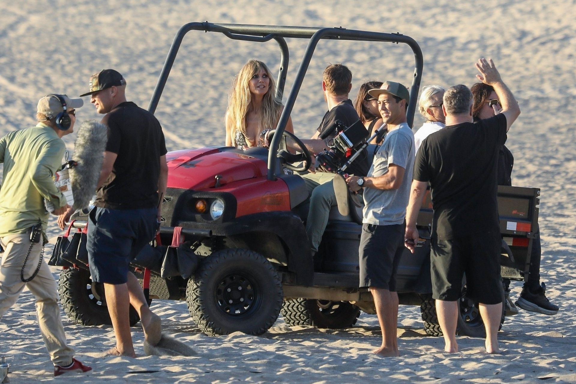 Heidi Klum Poses In A Thong Bikini 0134