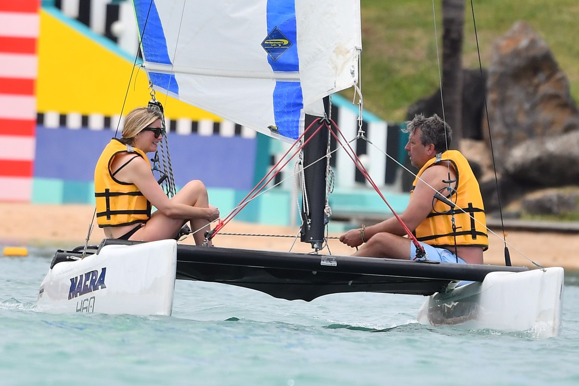 Lisa Faulkner & John Torode Seen Enjoying Their Honeymoon In Mauritius 0031