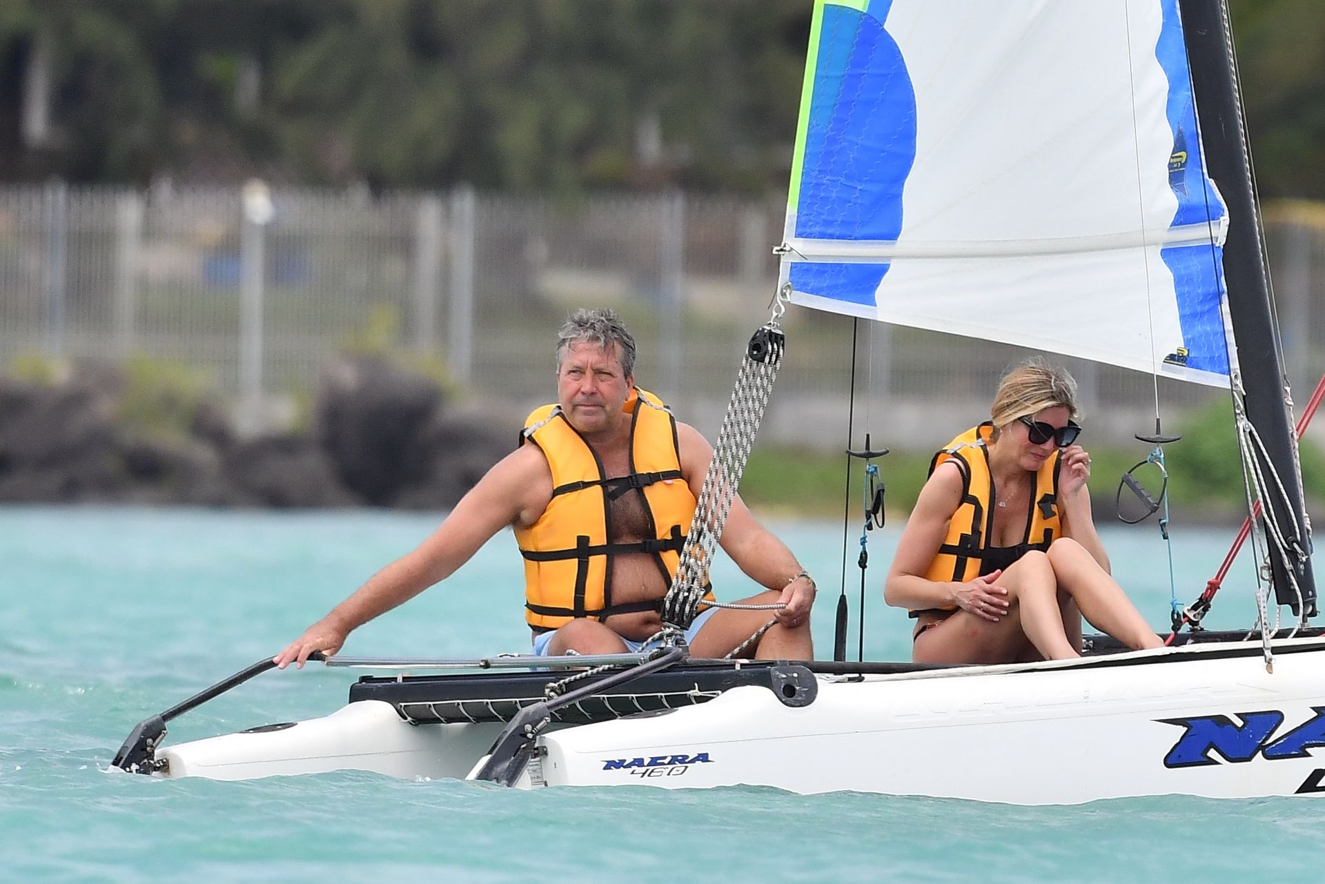Lisa Faulkner & John Torode Seen Enjoying Their Honeymoon In Mauritius 0033