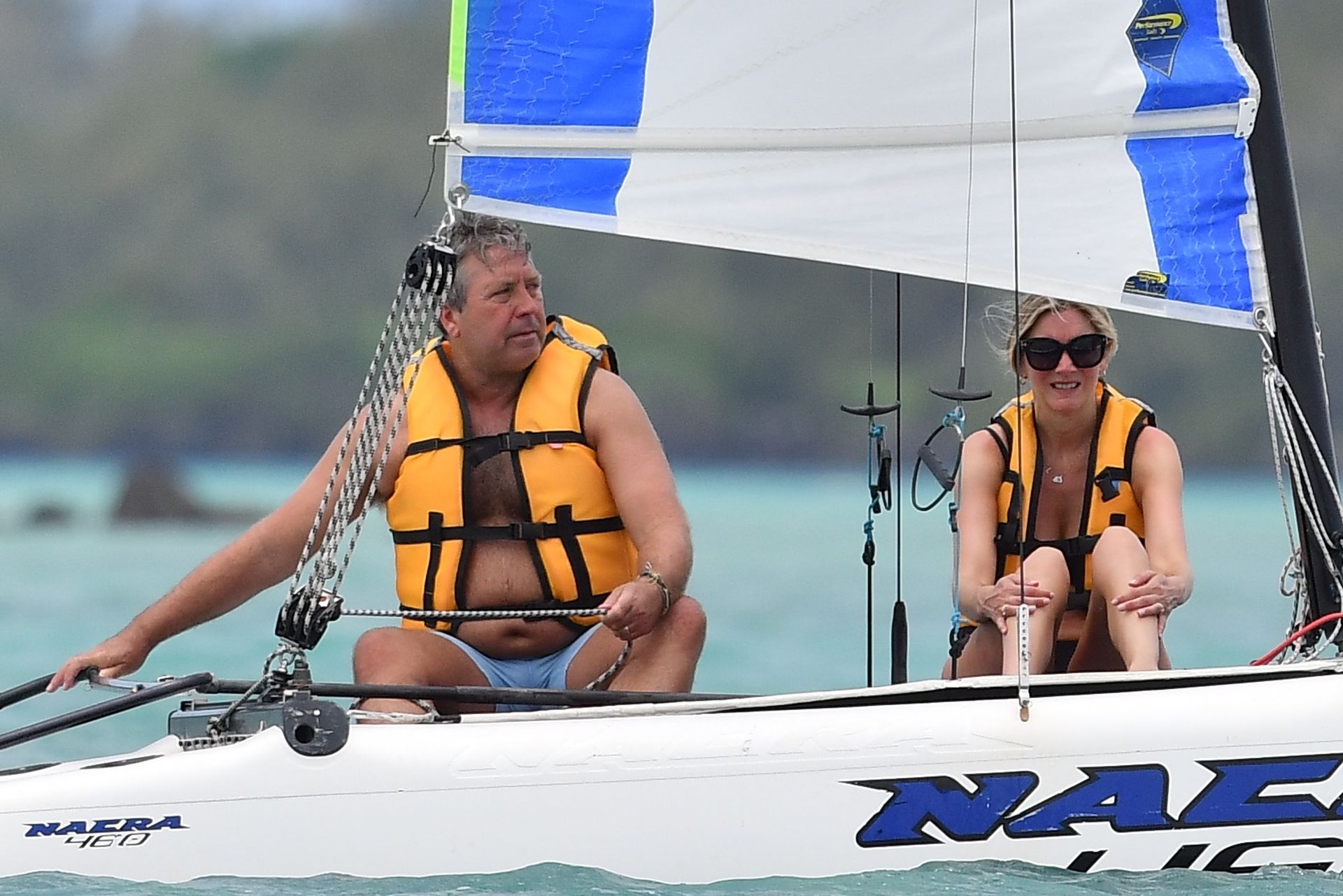 Lisa Faulkner & John Torode Seen Enjoying Their Honeymoon In Mauritius 0035