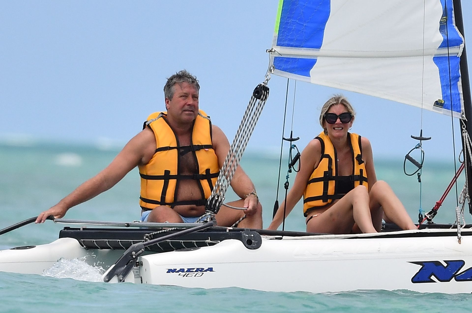 Lisa Faulkner & John Torode Seen Enjoying Their Honeymoon In Mauritius 0039