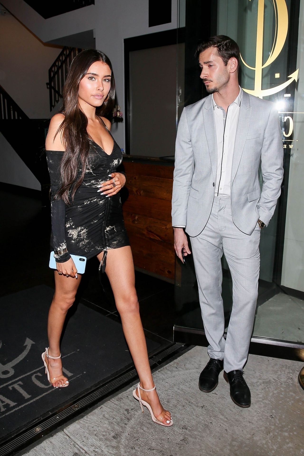 Madison Beer Stuns In Black At Catch La 0016