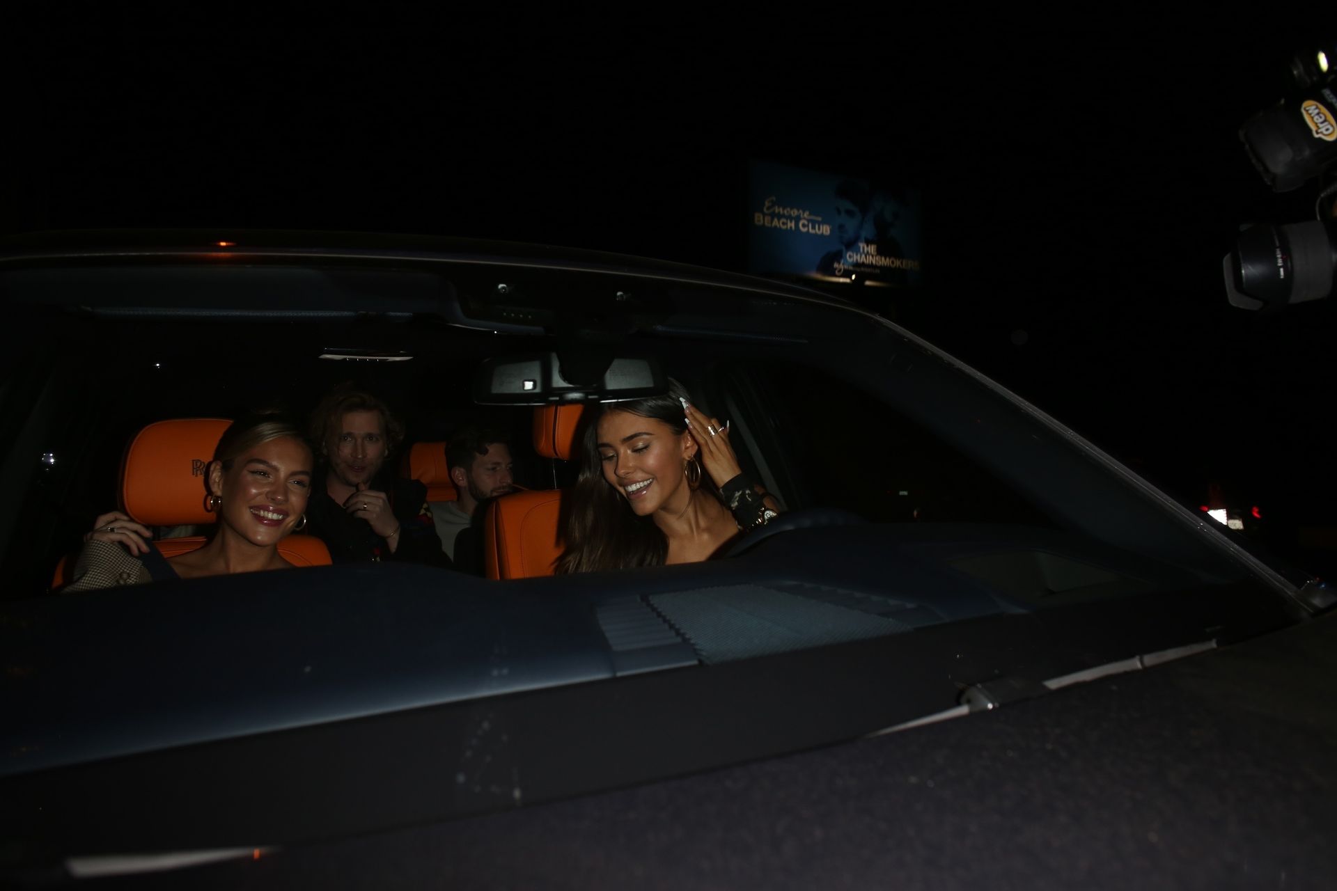 Madison Beer Stuns In Black At Catch La 0061