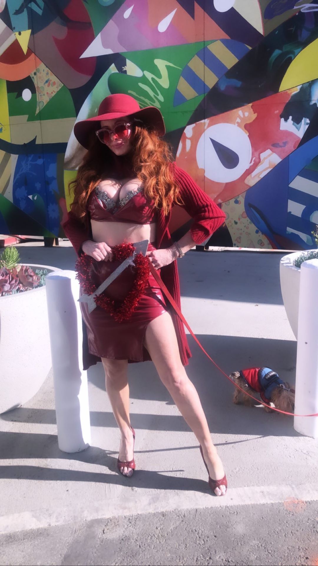 Phoebe Price Wishes You A Happy Valentine’s Day In Beverly Hills 0008