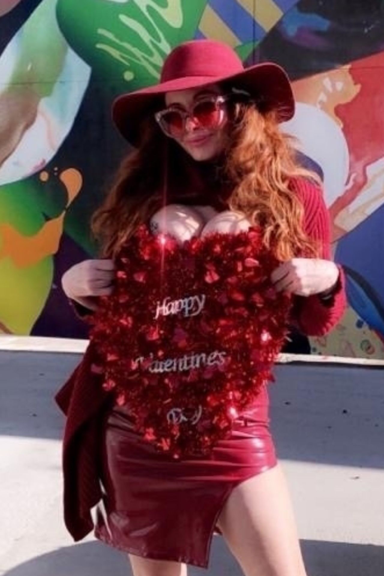 Phoebe Price Wishes You A Happy Valentine’s Day In Beverly Hills 0014