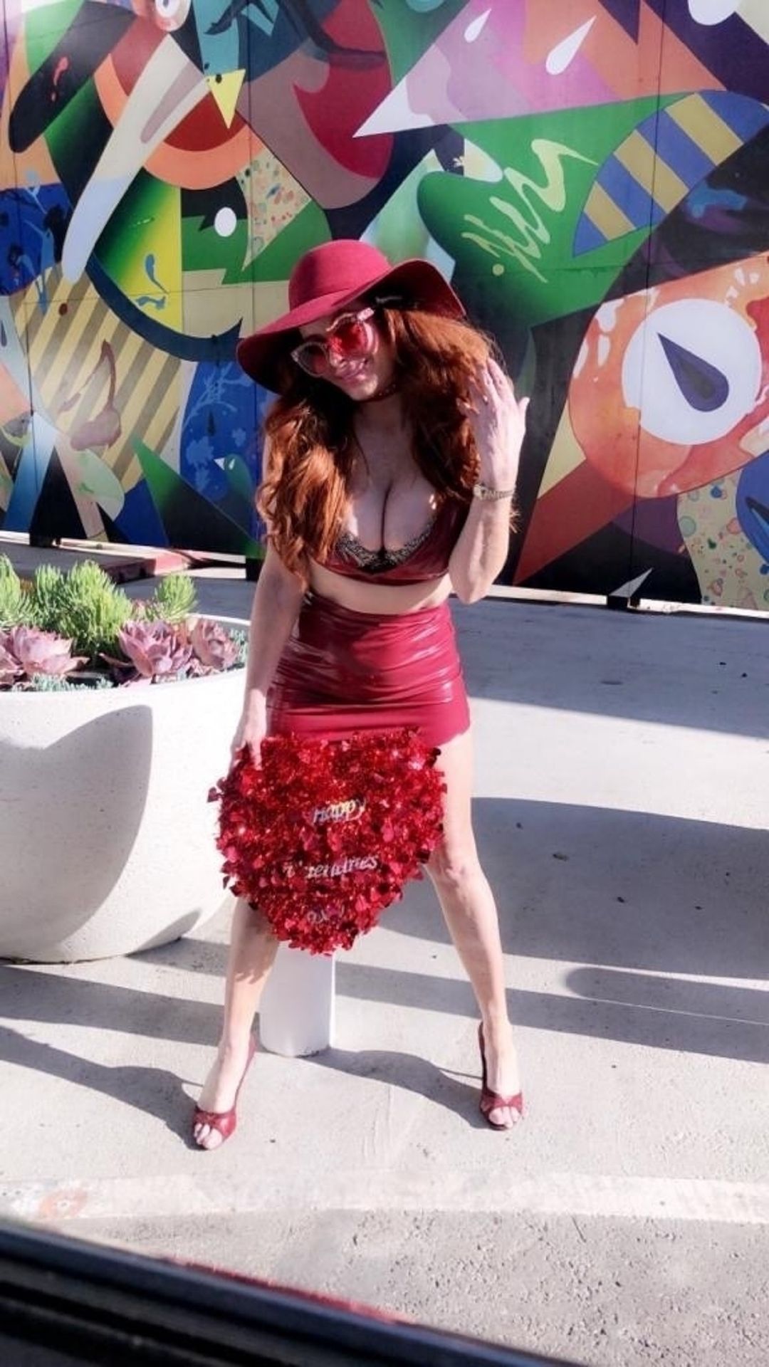 Phoebe Price Wishes You A Happy Valentine’s Day In Beverly Hills 0037