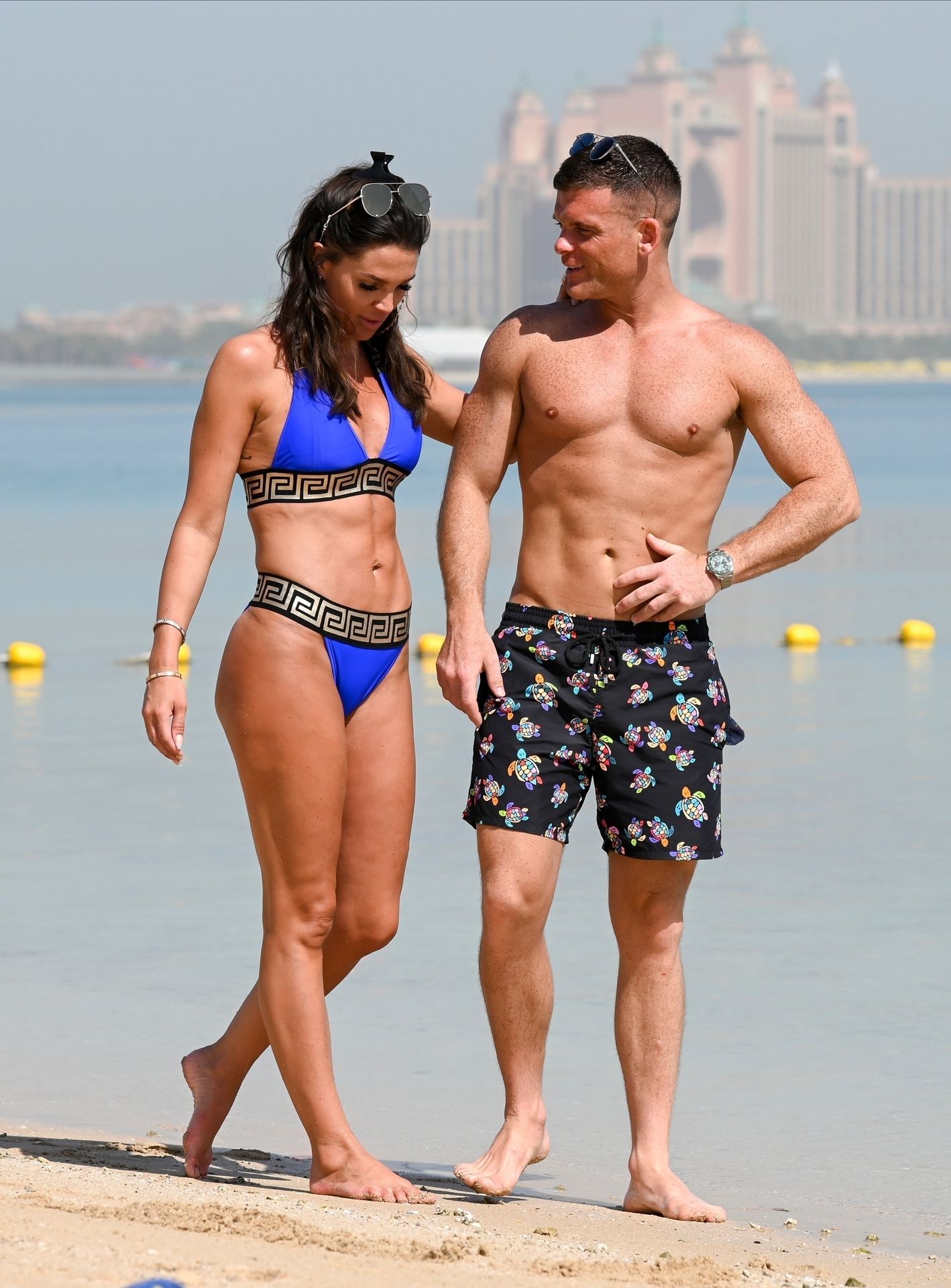 Sexy Model Danielle Lloyd Is Seen On A Family Break In Dubai 0009