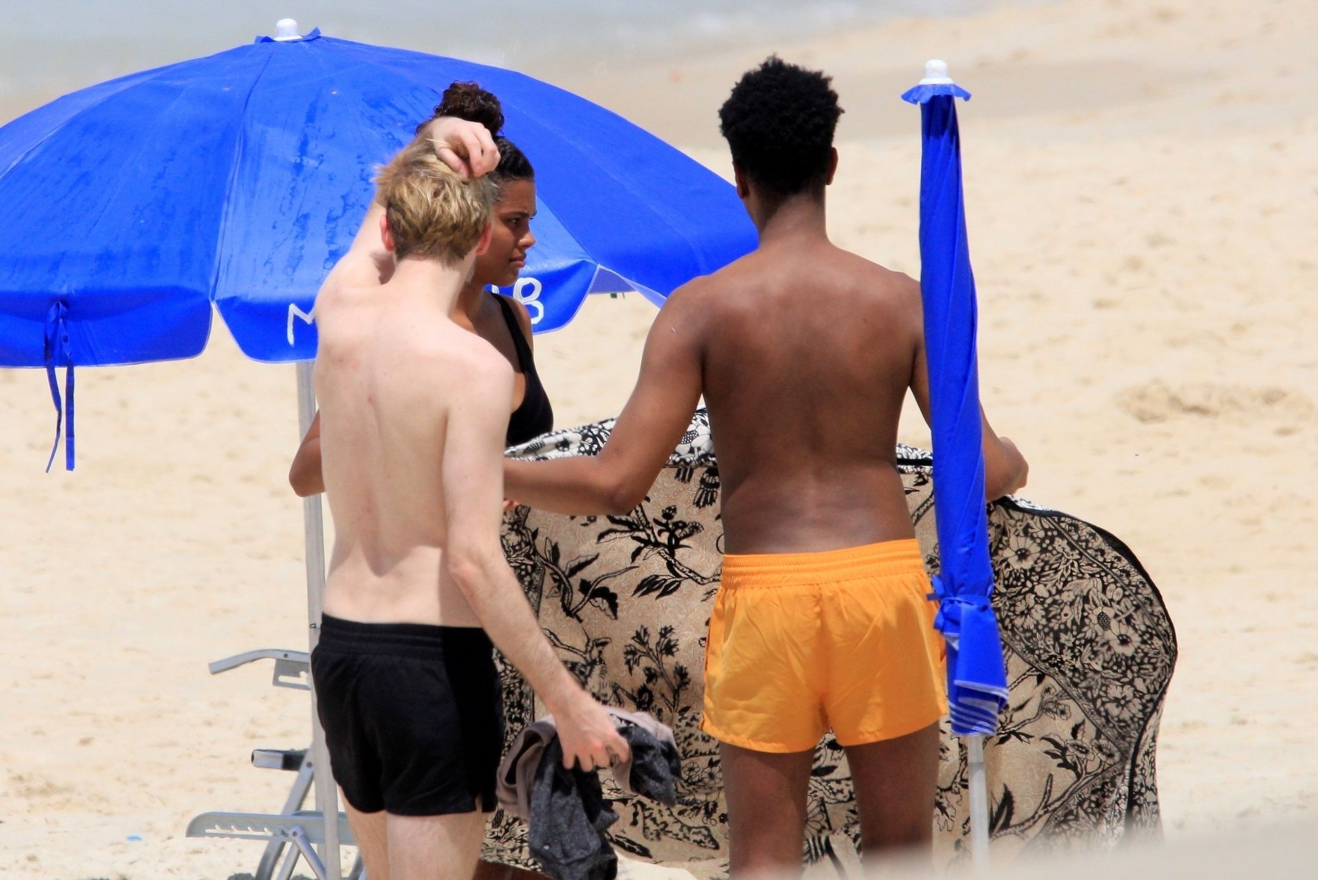 Tina Kunakey Enjoys The Rio Sunshine In A Sexy Black Bikini 0026