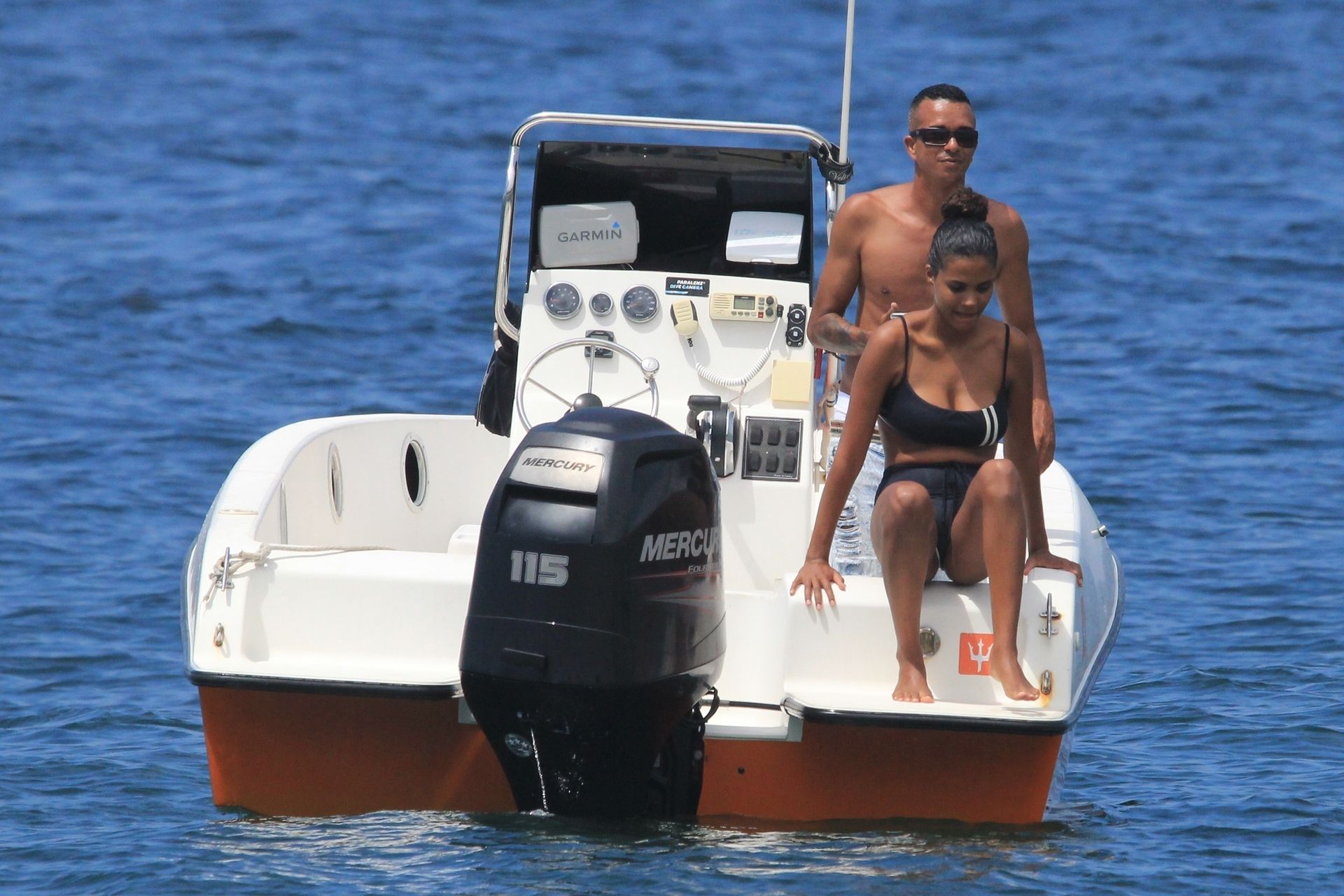 Tina Kunakey Shows Off Her Sexy Body While On Vacation With Vincent Cassel 0011