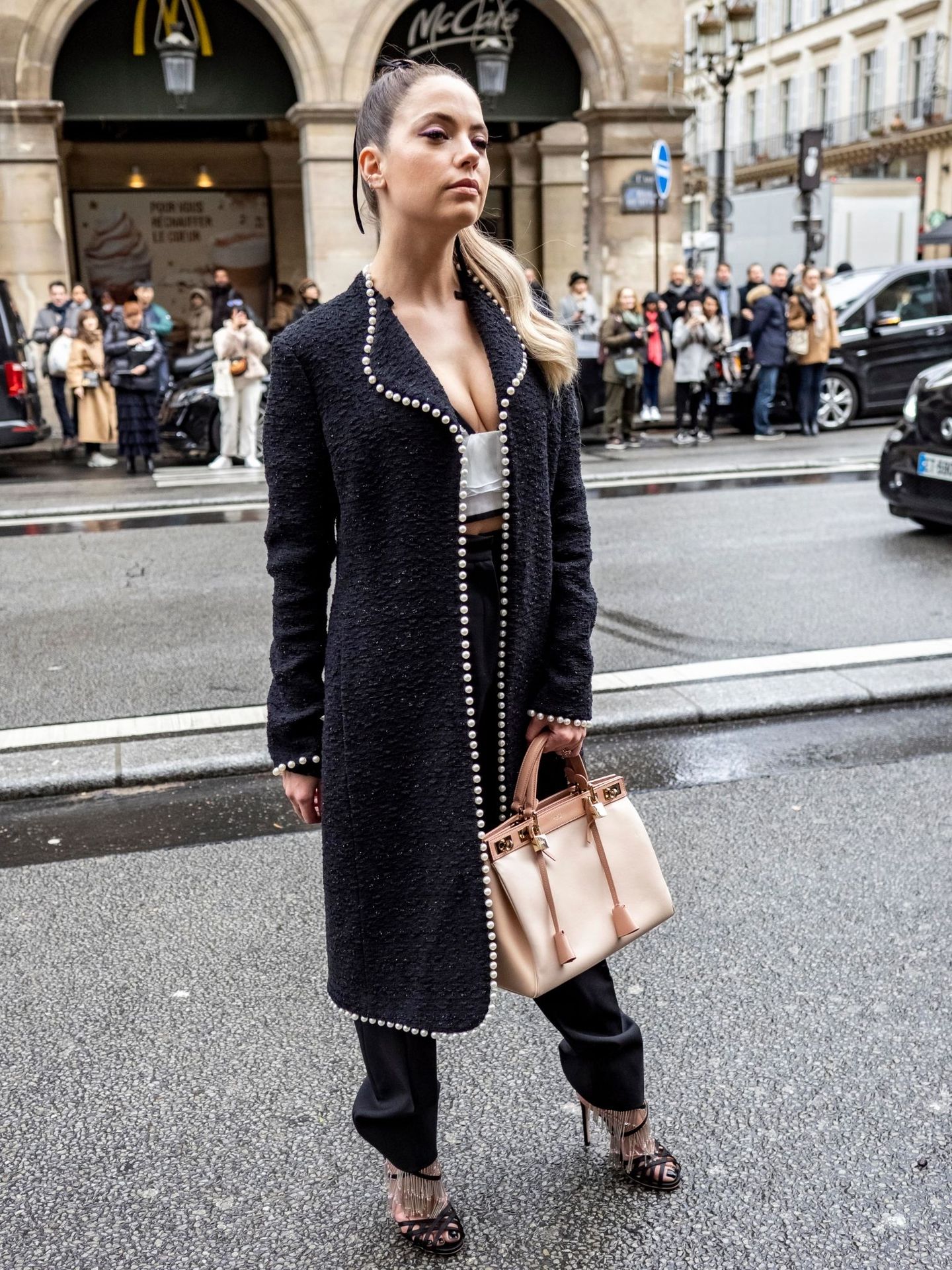 Ashley Benson Shows Her Tits At Giambattista Valli Fashion Show 0008