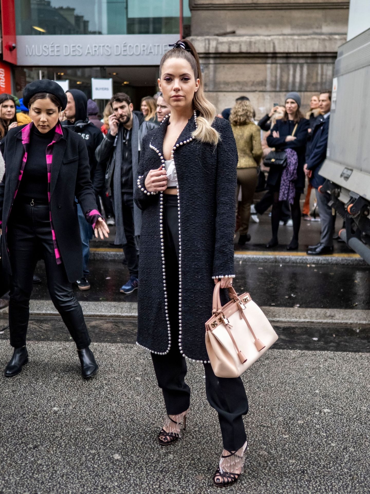 Ashley Benson Shows Her Tits At Giambattista Valli Fashion Show 0009