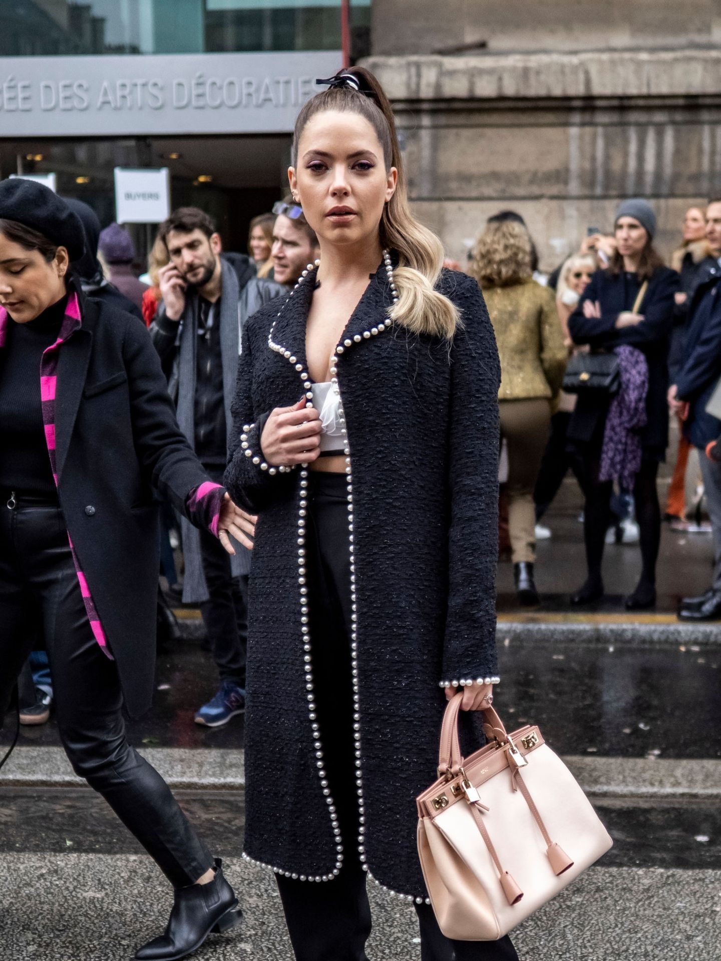 Ashley Benson Shows Her Tits At Giambattista Valli Fashion Show 0011