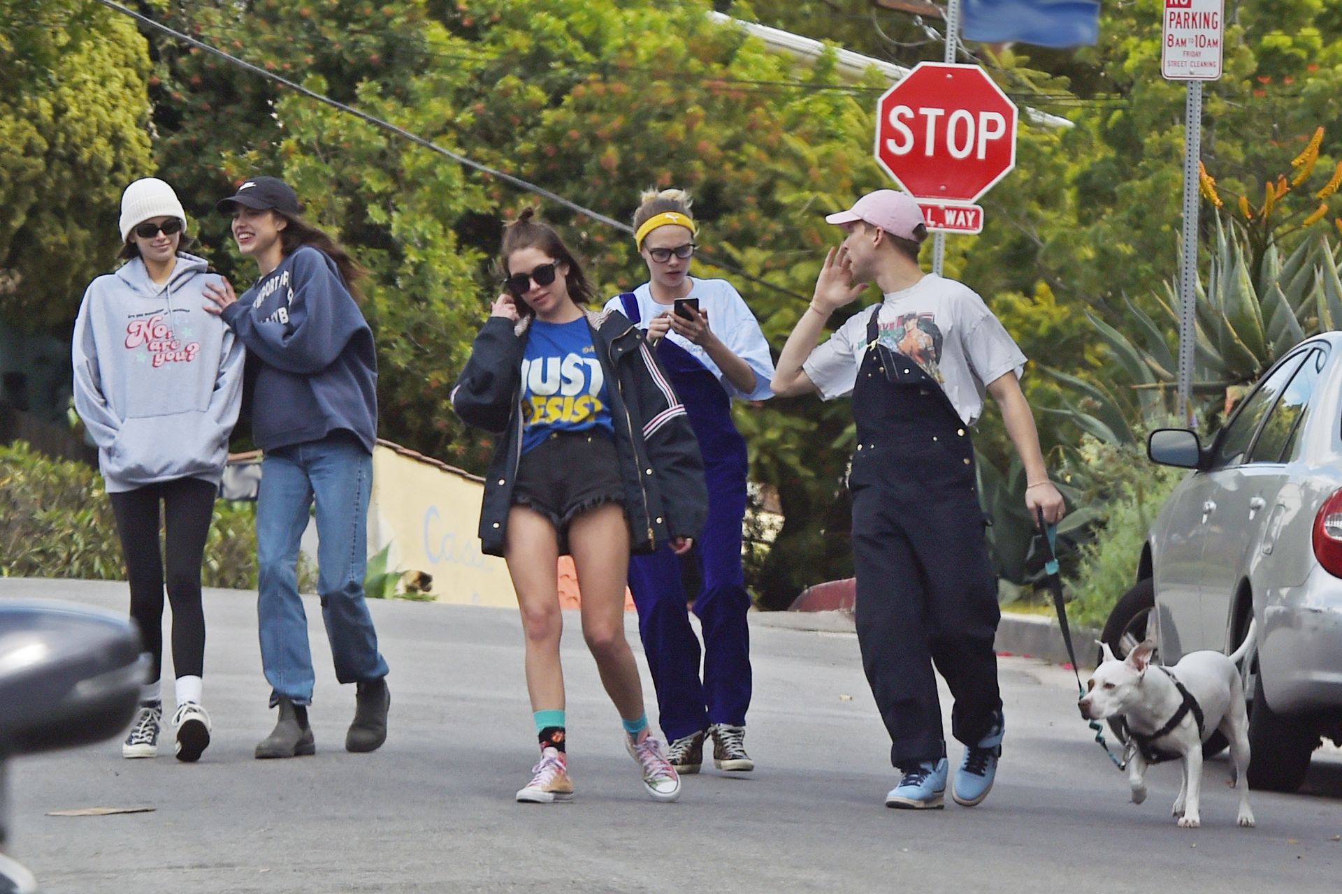 Cara Delevingne & Ashley Benson Head Out For A Walk In Los Angeles 0001