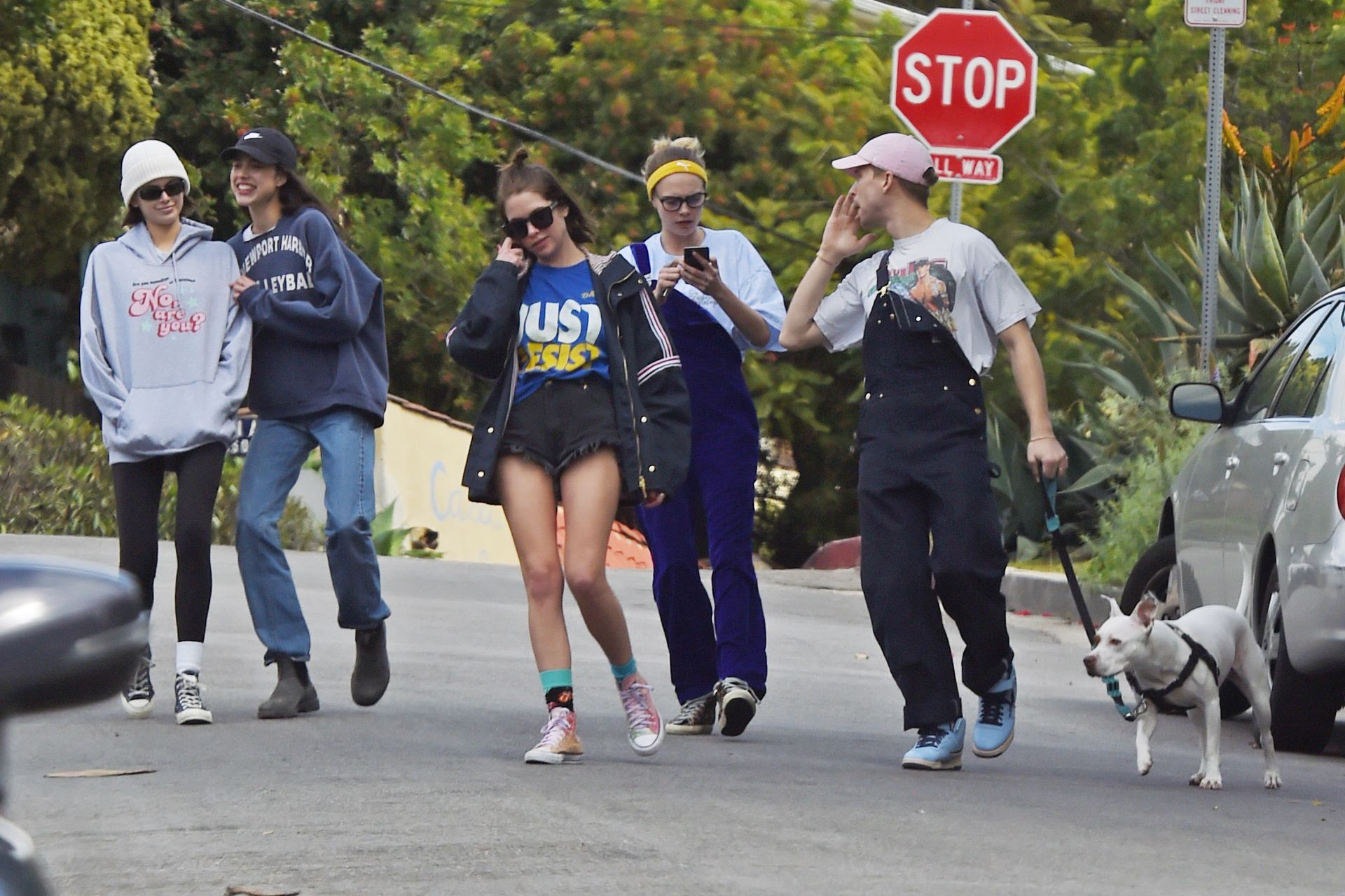 Cara Delevingne & Ashley Benson Head Out For A Walk In Los Angeles 0002