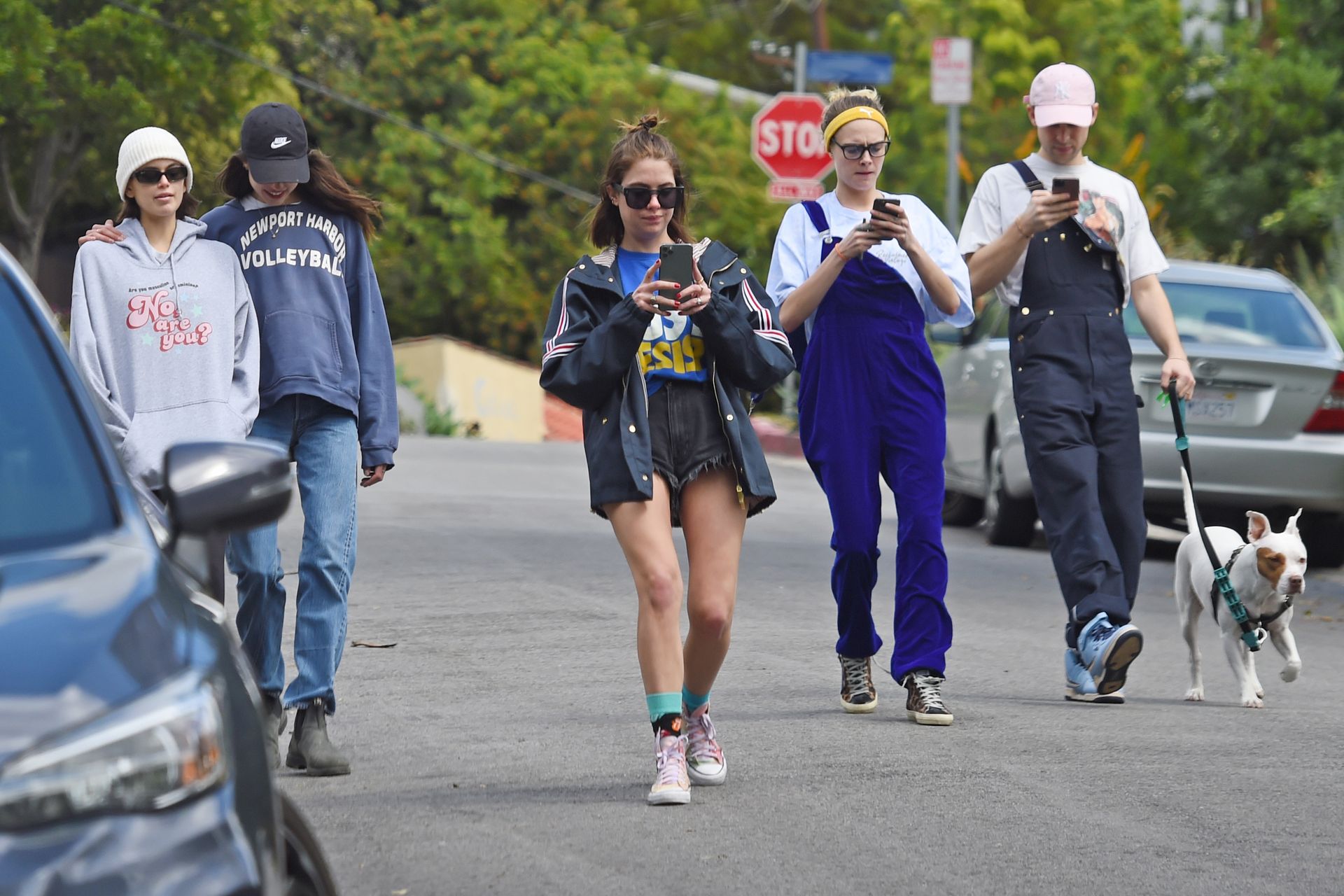Cara Delevingne & Ashley Benson Head Out For A Walk In Los Angeles 0008