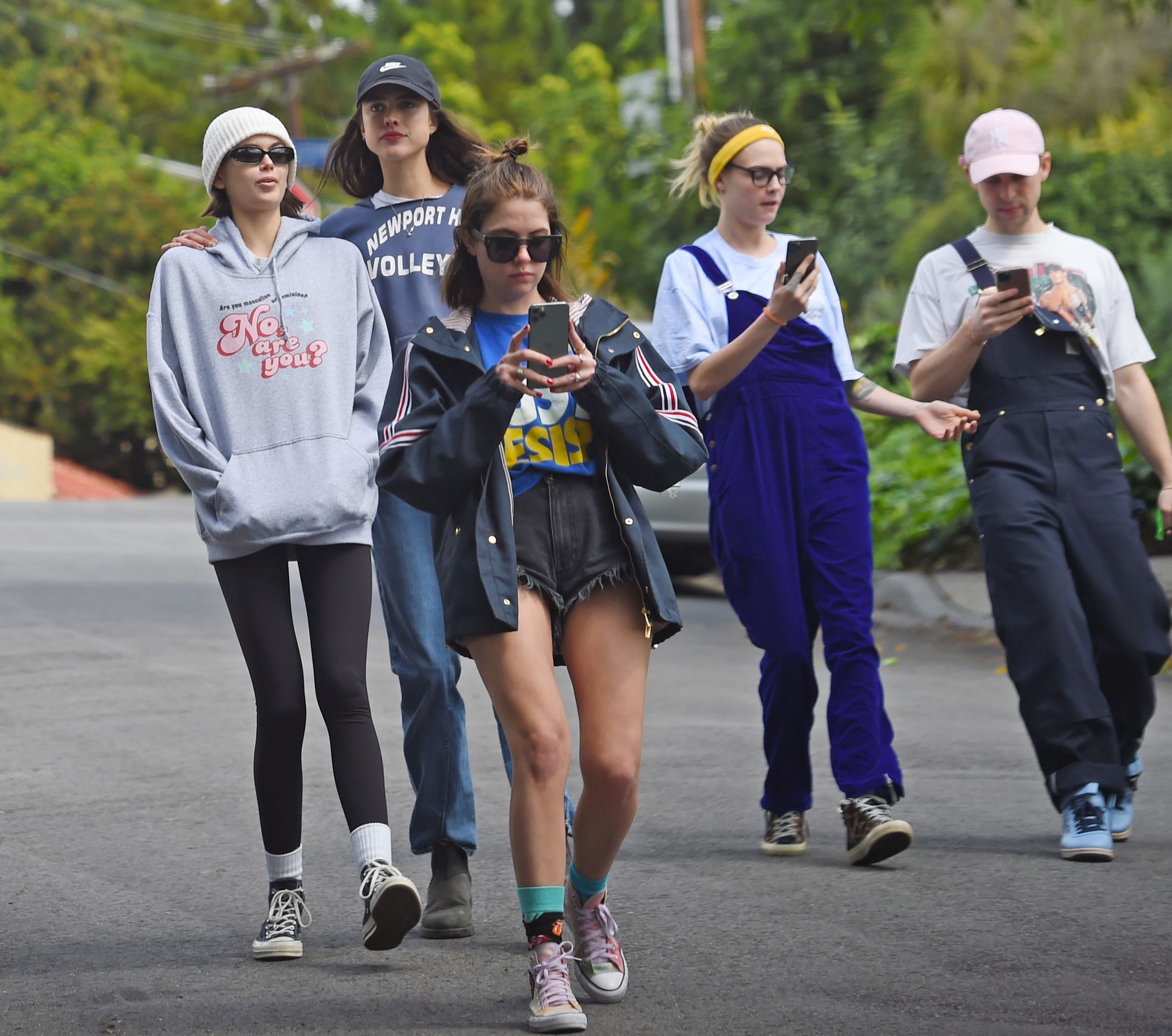 Cara Delevingne & Ashley Benson Head Out For A Walk In Los Angeles 0010