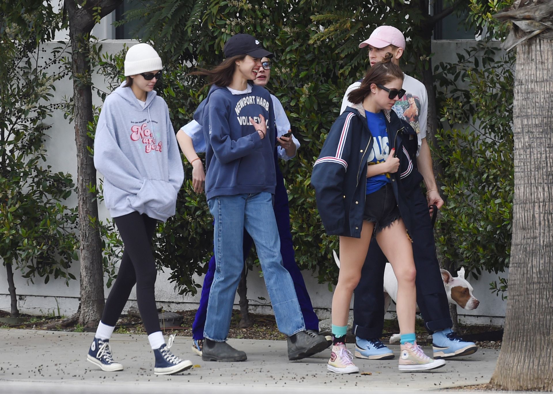 Cara Delevingne & Ashley Benson Head Out For A Walk In Los Angeles 0017