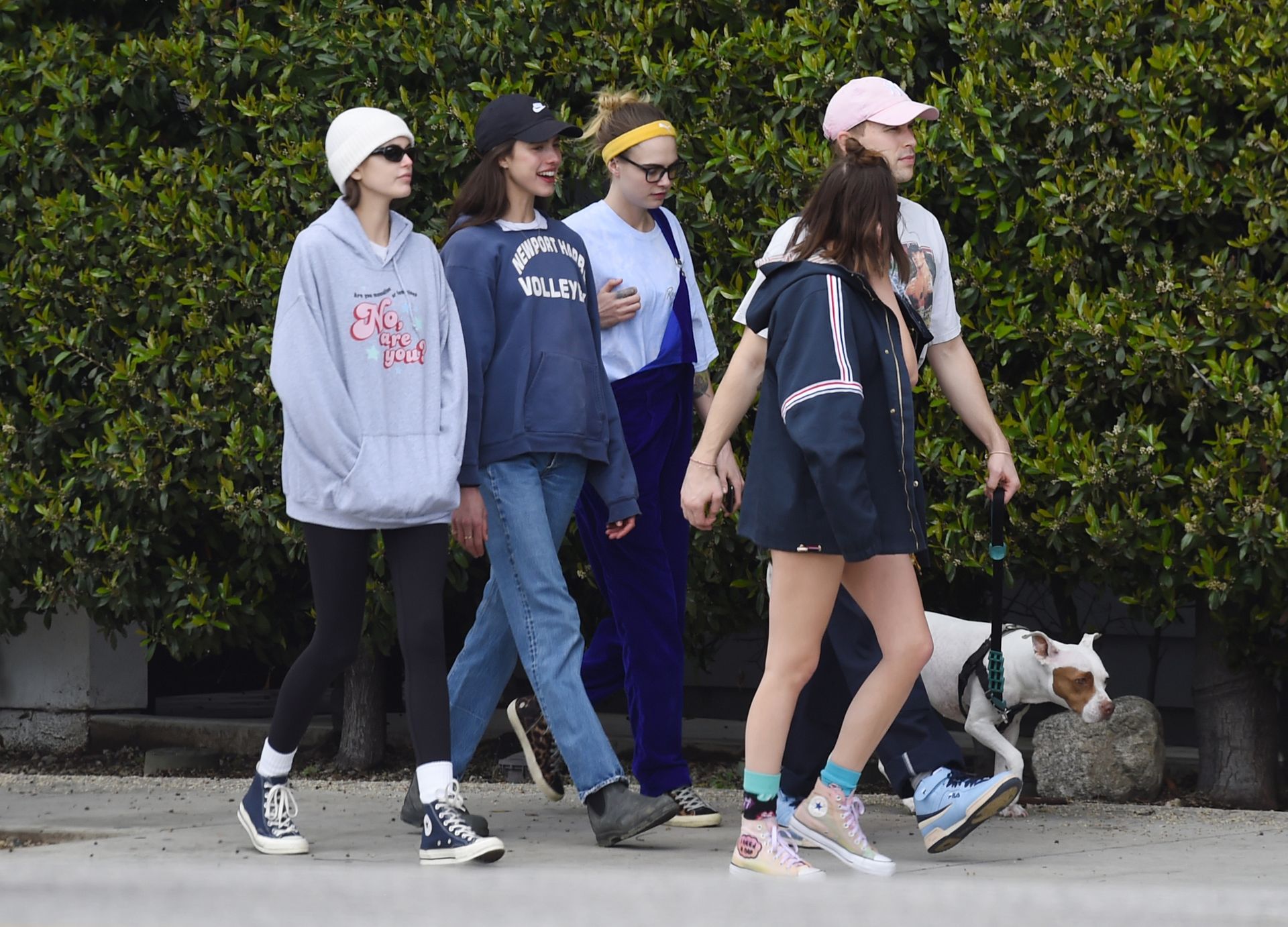 Cara Delevingne & Ashley Benson Head Out For A Walk In Los Angeles 0019