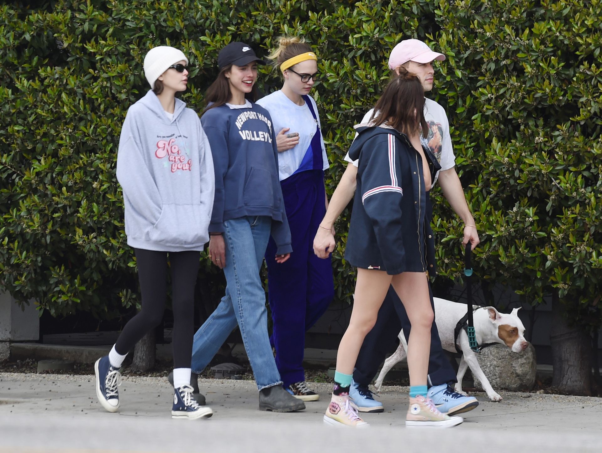 Cara Delevingne & Ashley Benson Head Out For A Walk In Los Angeles 0020