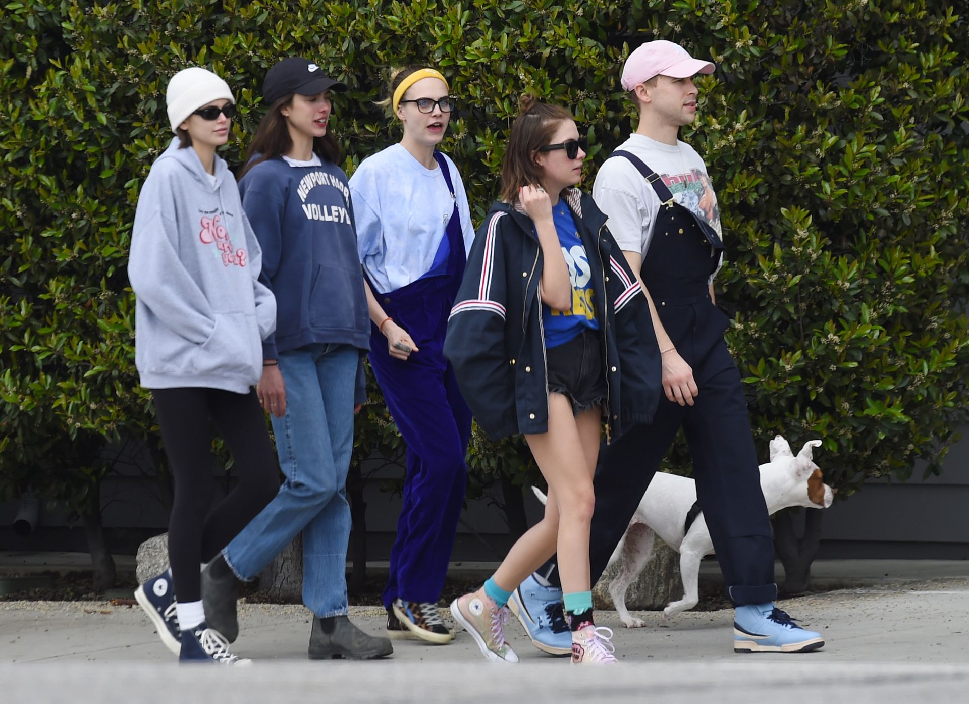 Cara Delevingne & Ashley Benson Head Out For A Walk In Los Angeles 0021