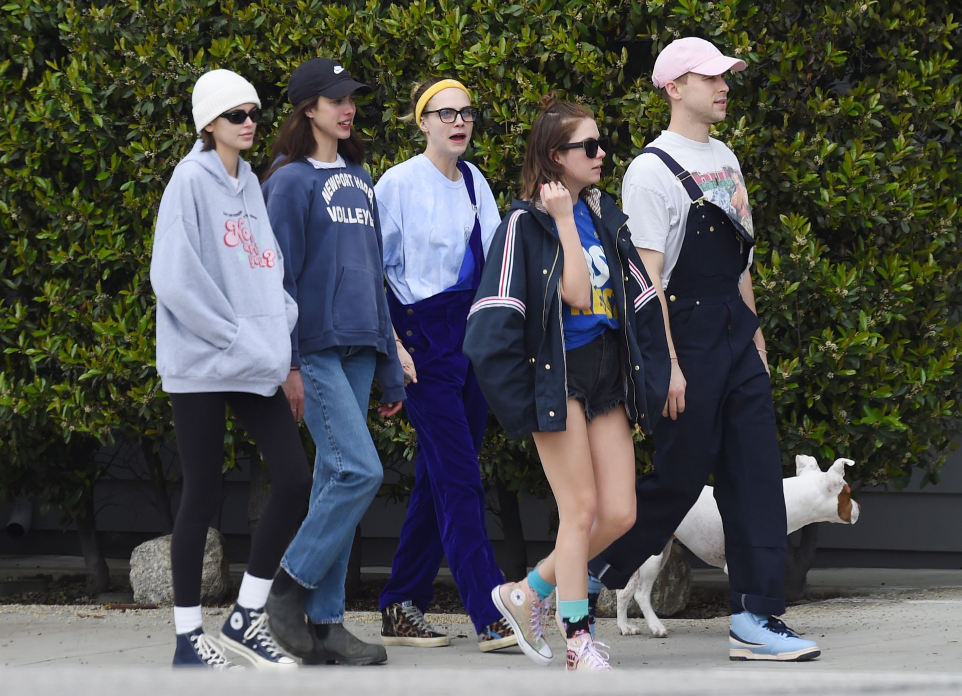 Cara Delevingne & Ashley Benson Head Out For A Walk In Los Angeles 0022