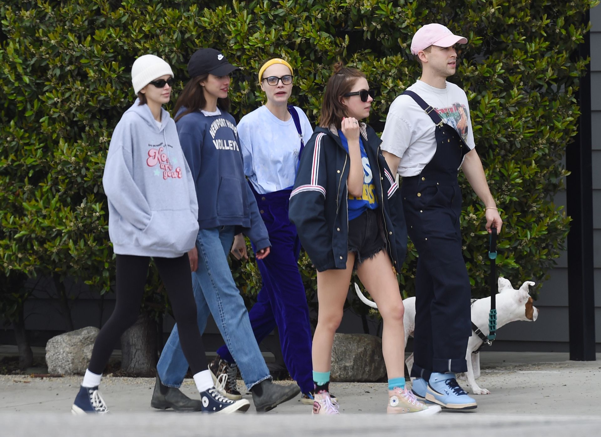 Cara Delevingne & Ashley Benson Head Out For A Walk In Los Angeles 0023