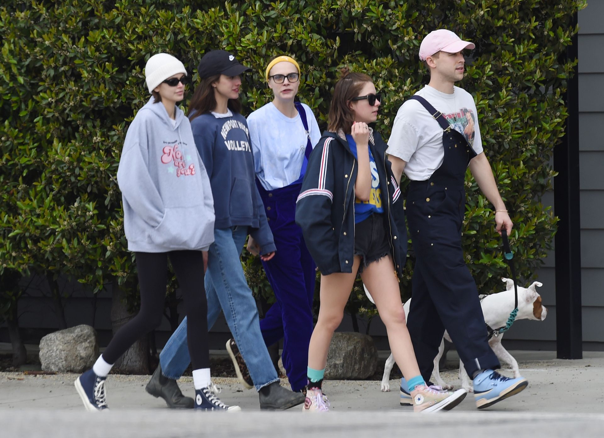 Cara Delevingne & Ashley Benson Head Out For A Walk In Los Angeles 0024