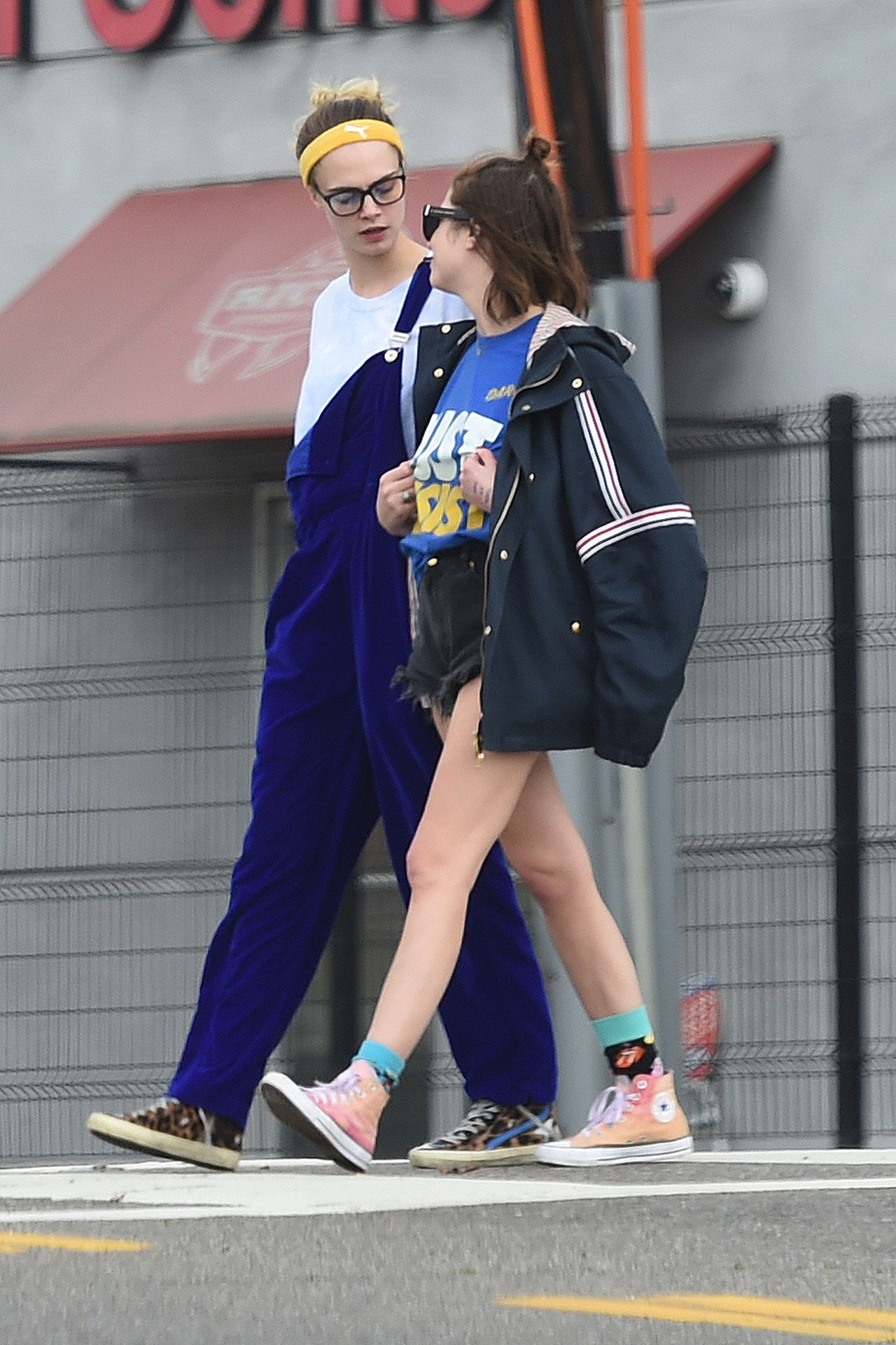 Cara Delevingne & Ashley Benson Head Out For A Walk In Los Angeles 0032