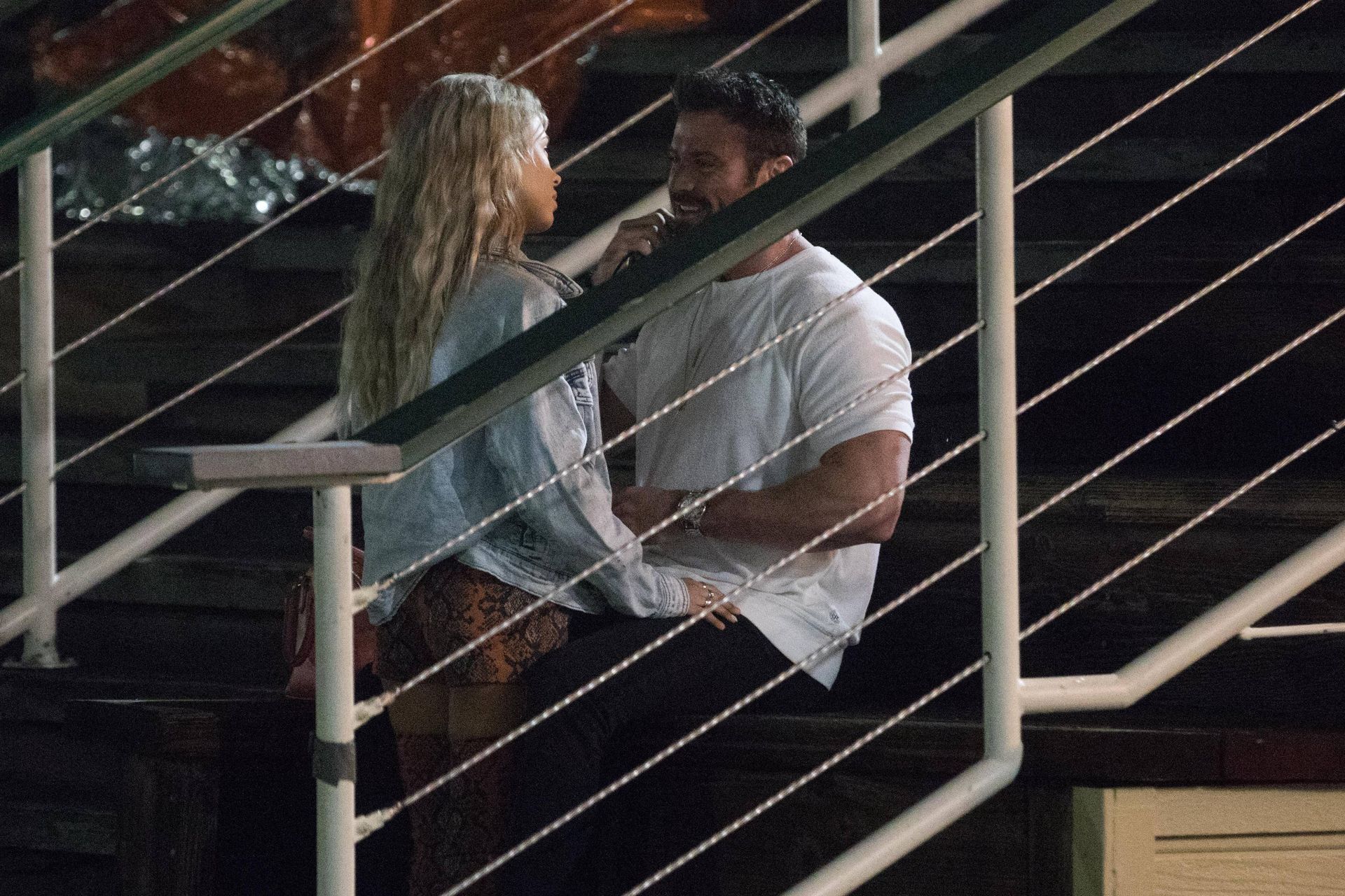 Chad Johnson & Annalise Mishler Are Seen On A Low Key Date At The Santa Monica Pier 0008