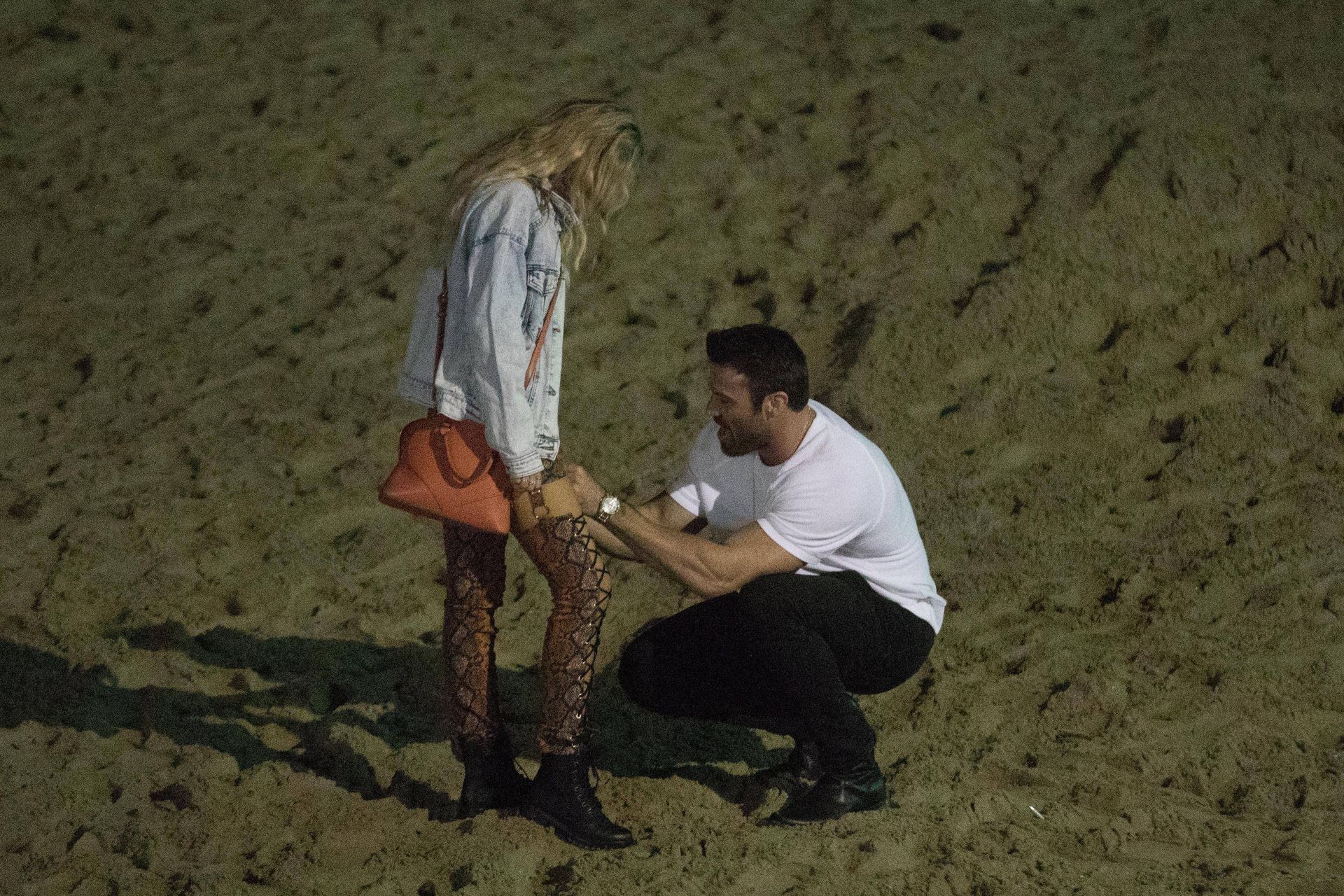 Chad Johnson & Annalise Mishler Are Seen On A Low Key Date At The Santa Monica Pier 0025