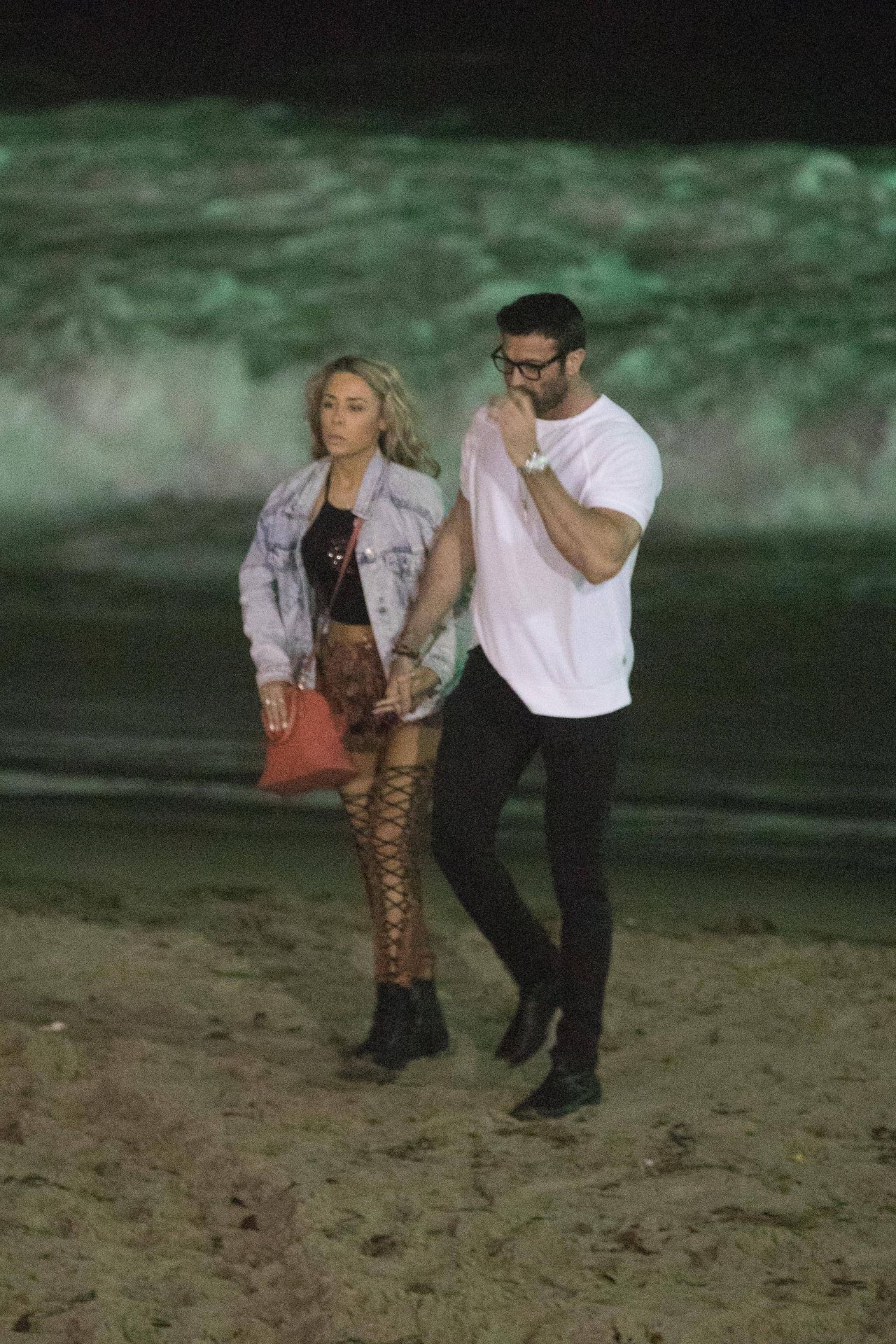 Chad Johnson & Annalise Mishler Are Seen On A Low Key Date At The Santa Monica Pier 0026