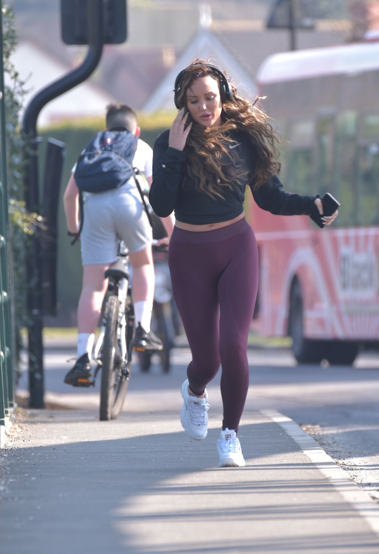 Charlotte Crosby Pictured While Jogging 0011